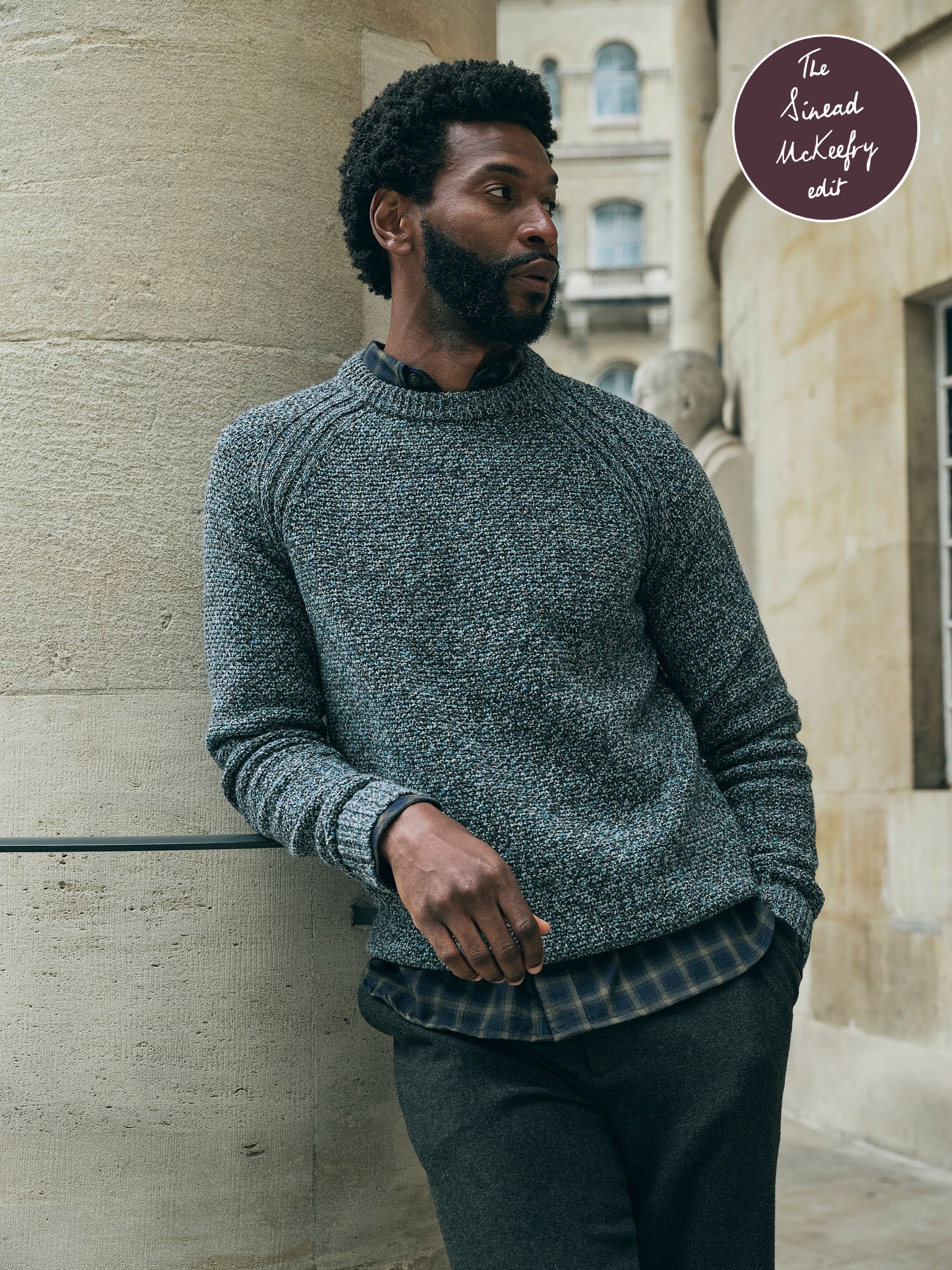 Teal Blue - Regular Crew Neck Jumper