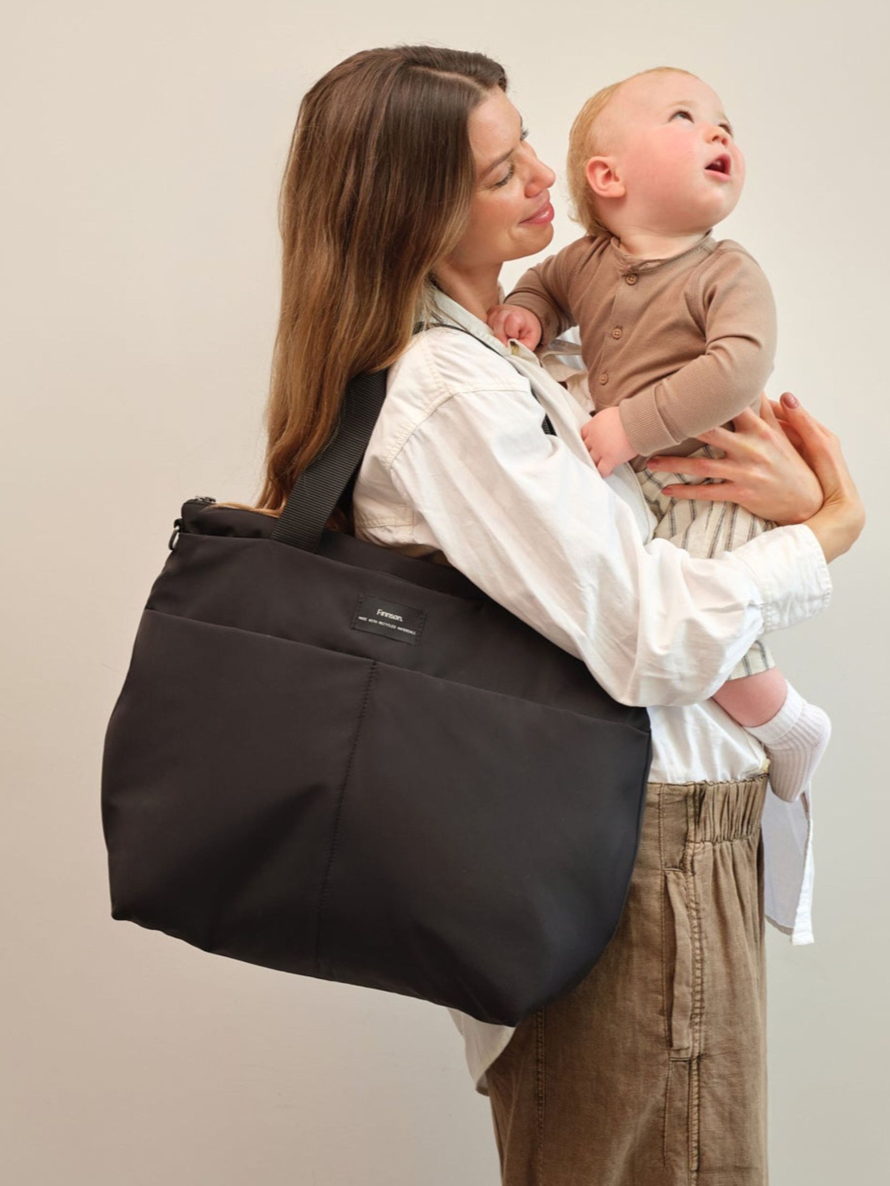 Finnson Black Sigrid Changing Bag With Changing Mat (G64148) | £150