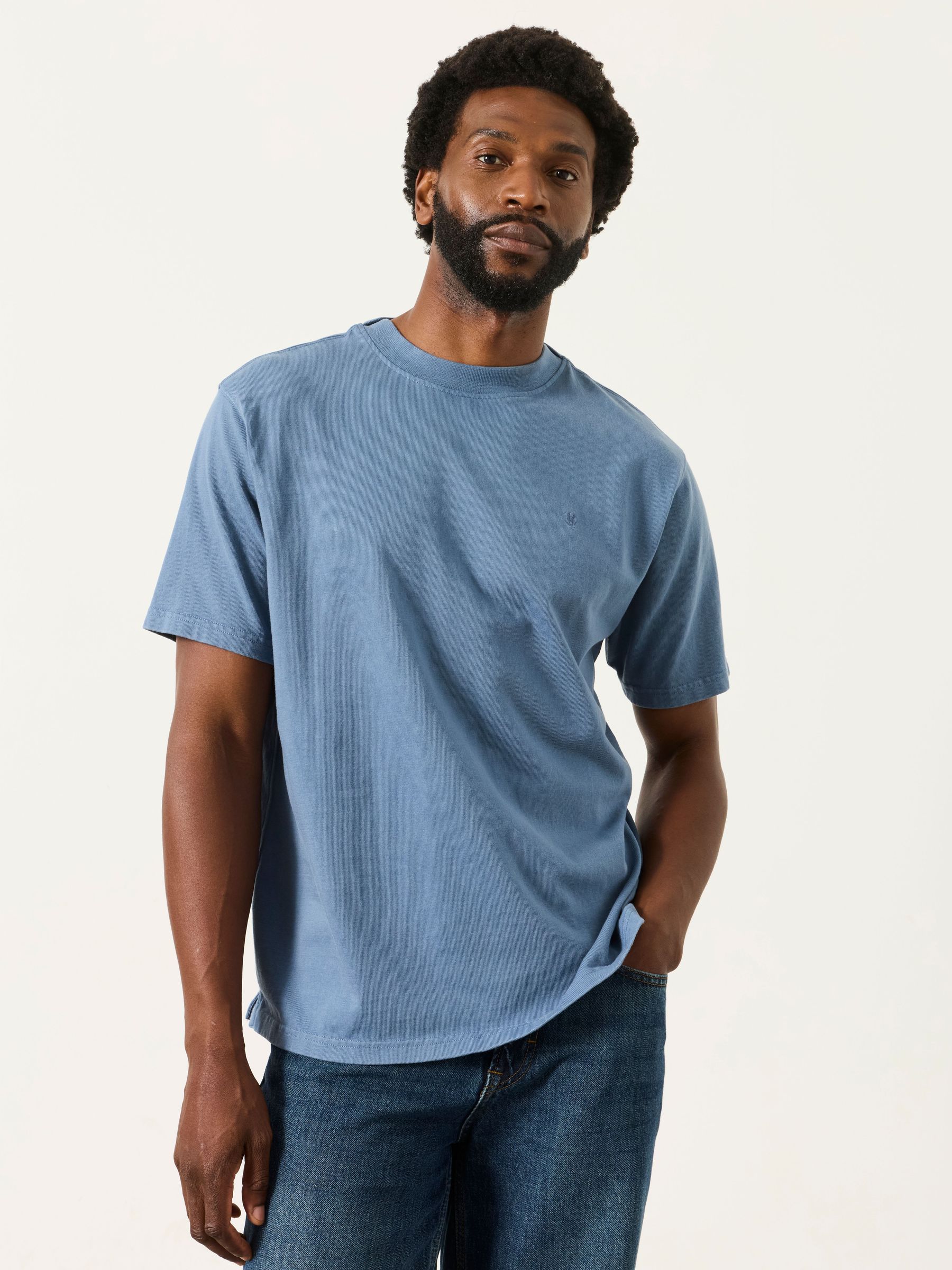 Blue Denim - Regular Alton Short Sleeve T-shirt