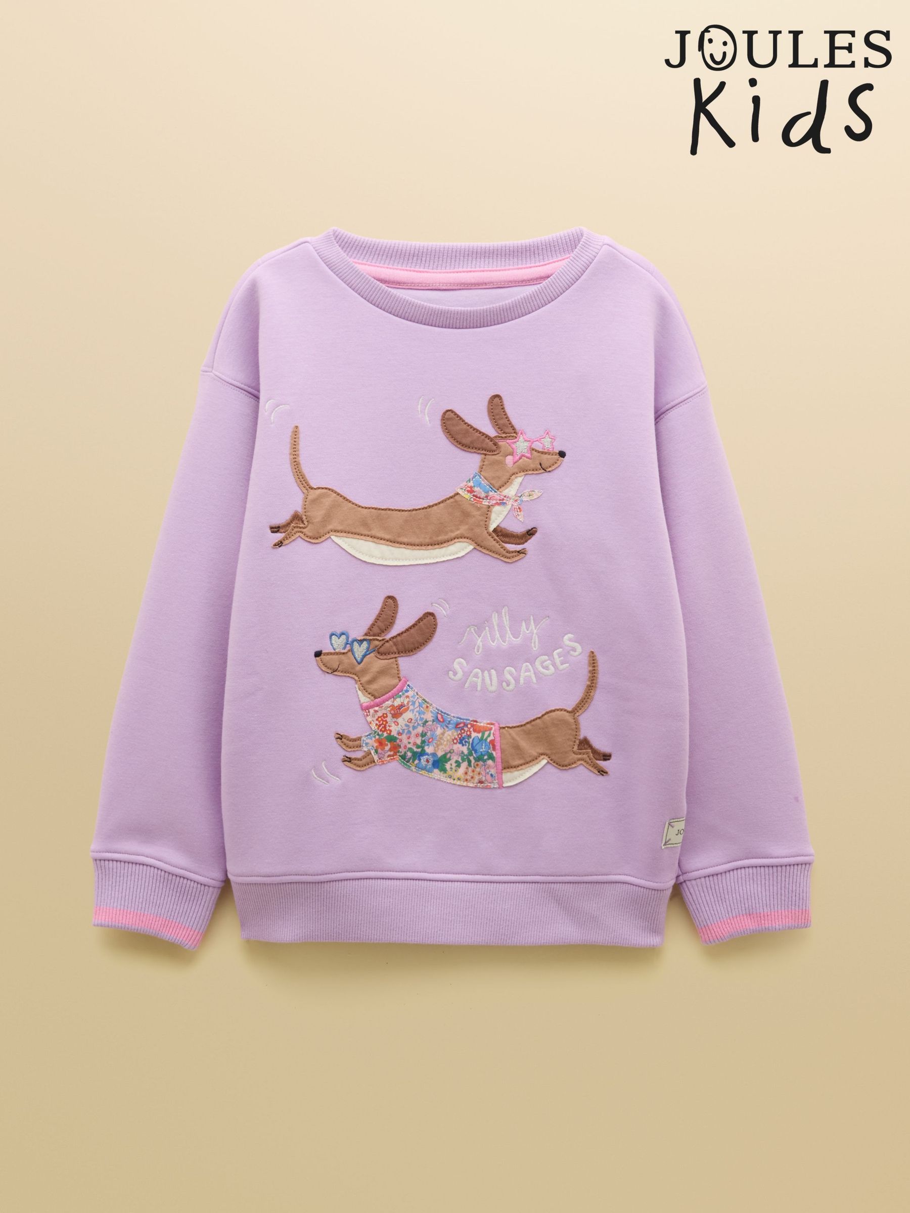 Lilac Purple - Sweatshirt With Faux Fur Lining