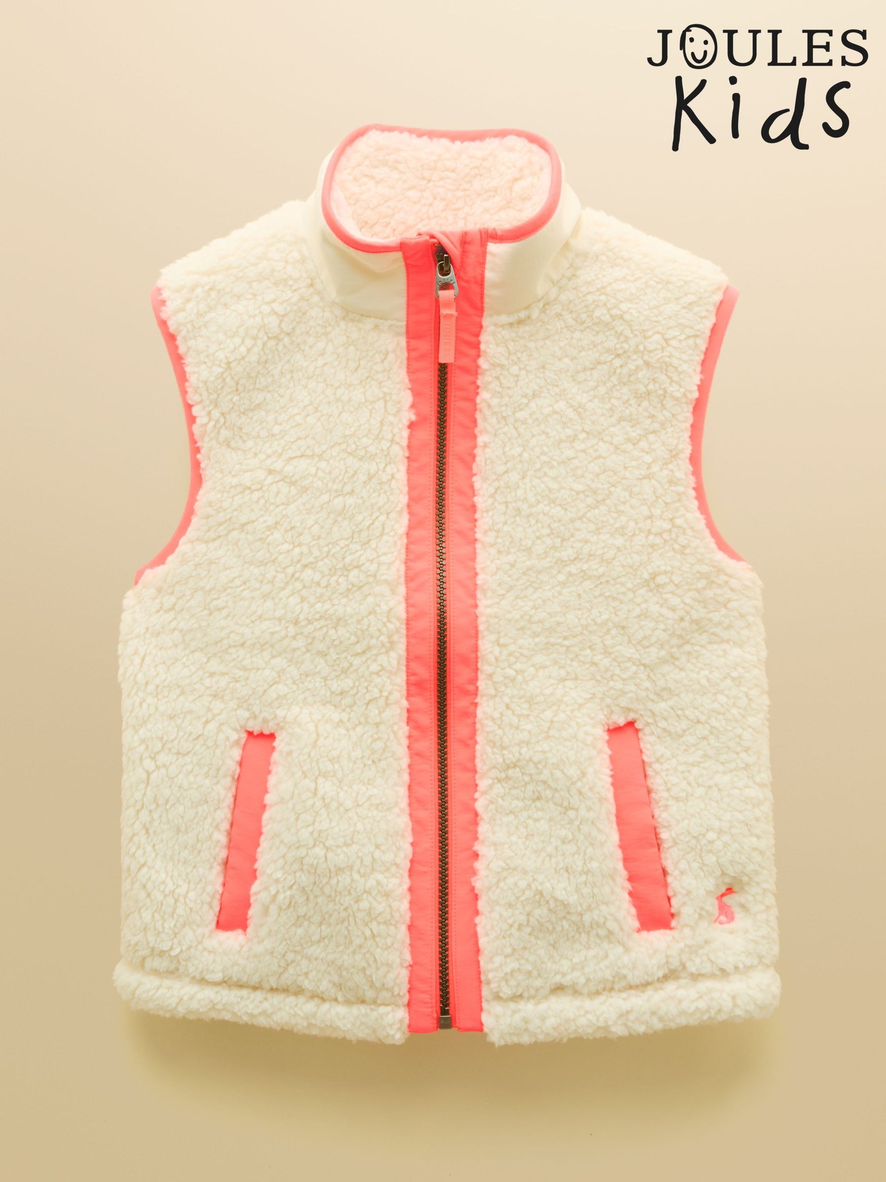Cream - Fleece Gilet