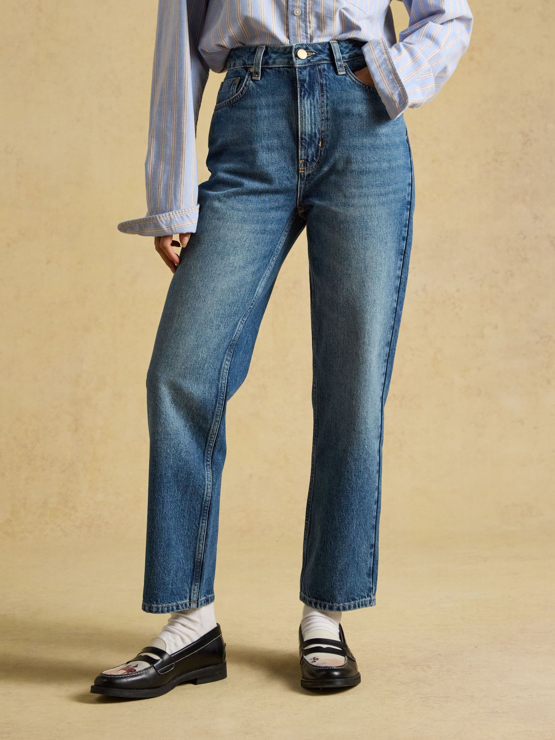 Rinse Wash - High Rise Straight Jean