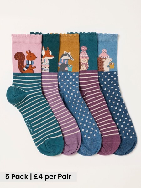 Multi Colour - Woodland Socks