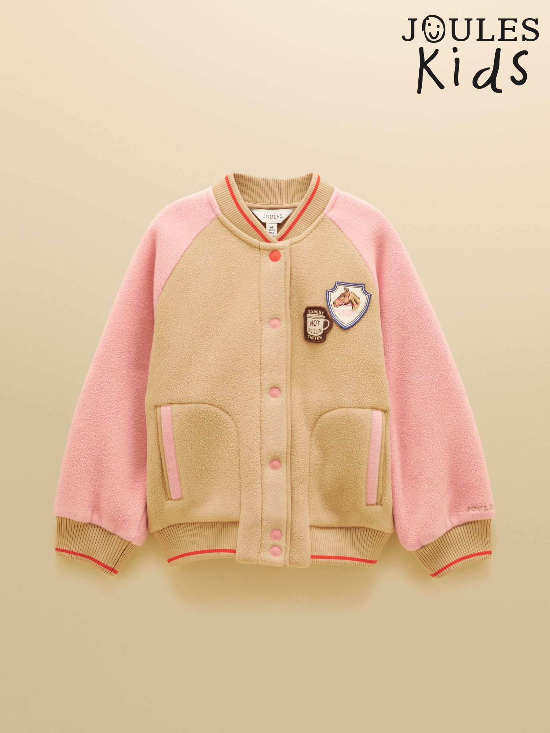 Pink - Fleece Bomber Jacket