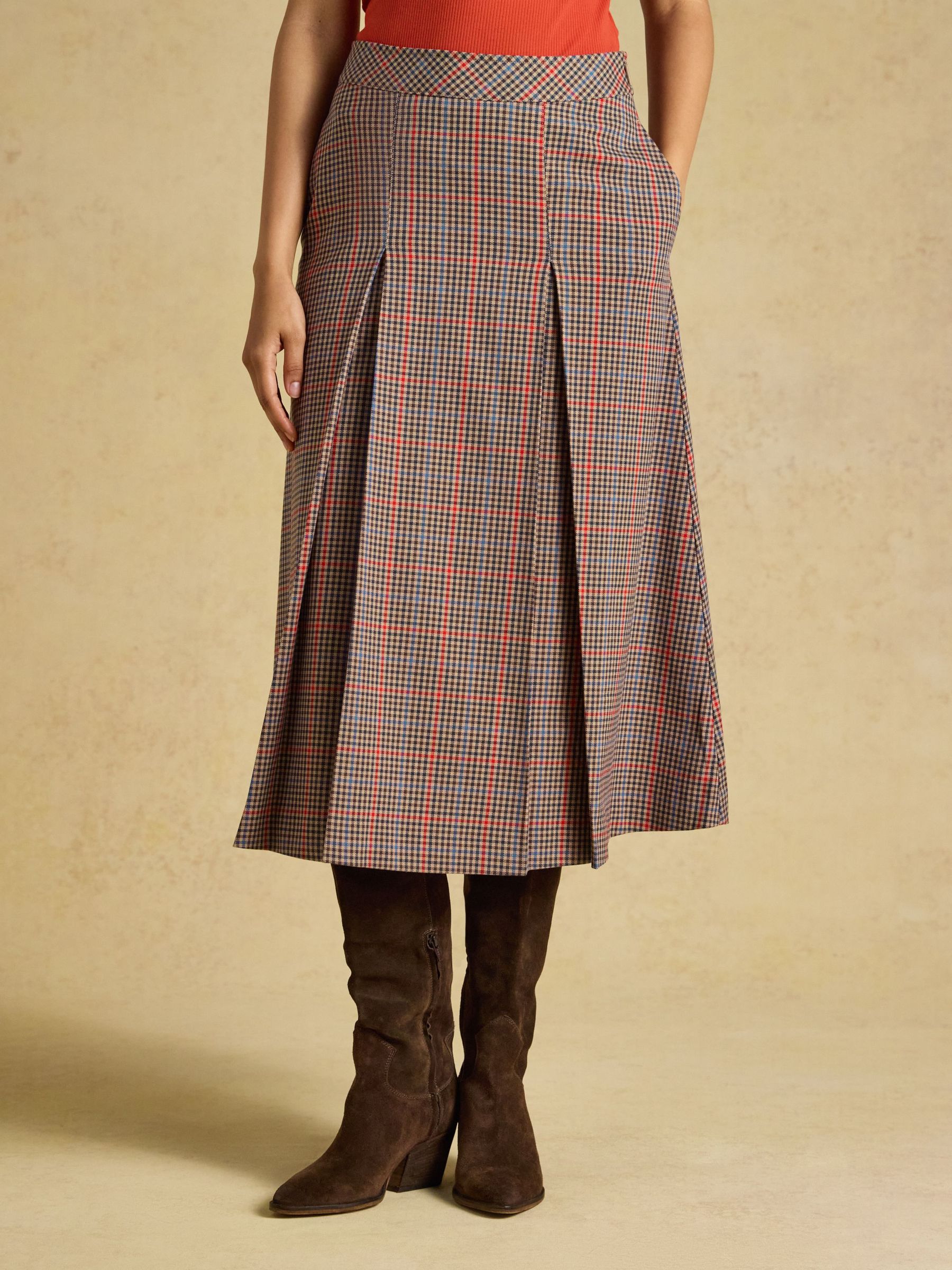 Houndstooth - Ada Pleated Kilt