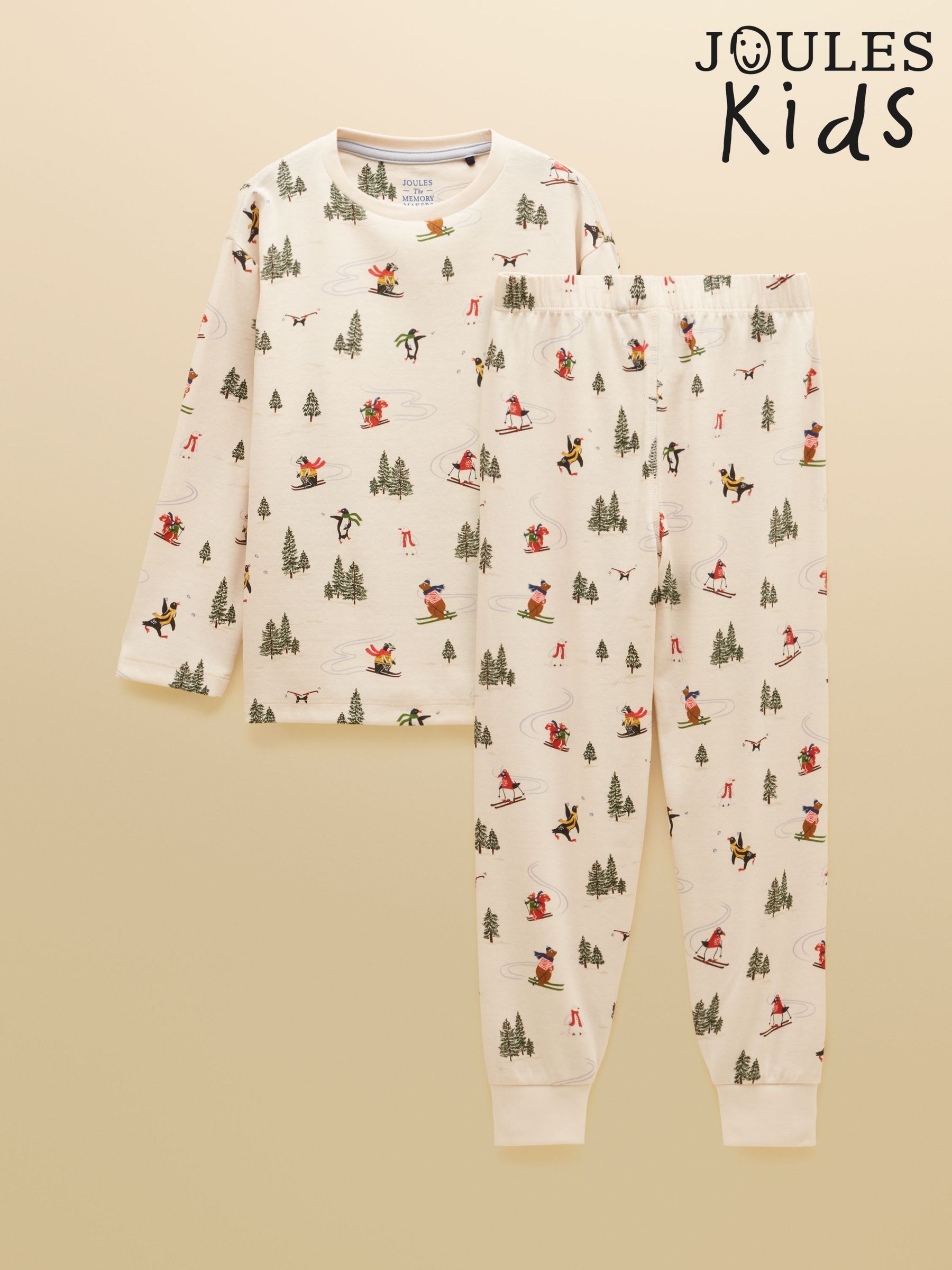 Cream - Long Sleeve Pyjama Set