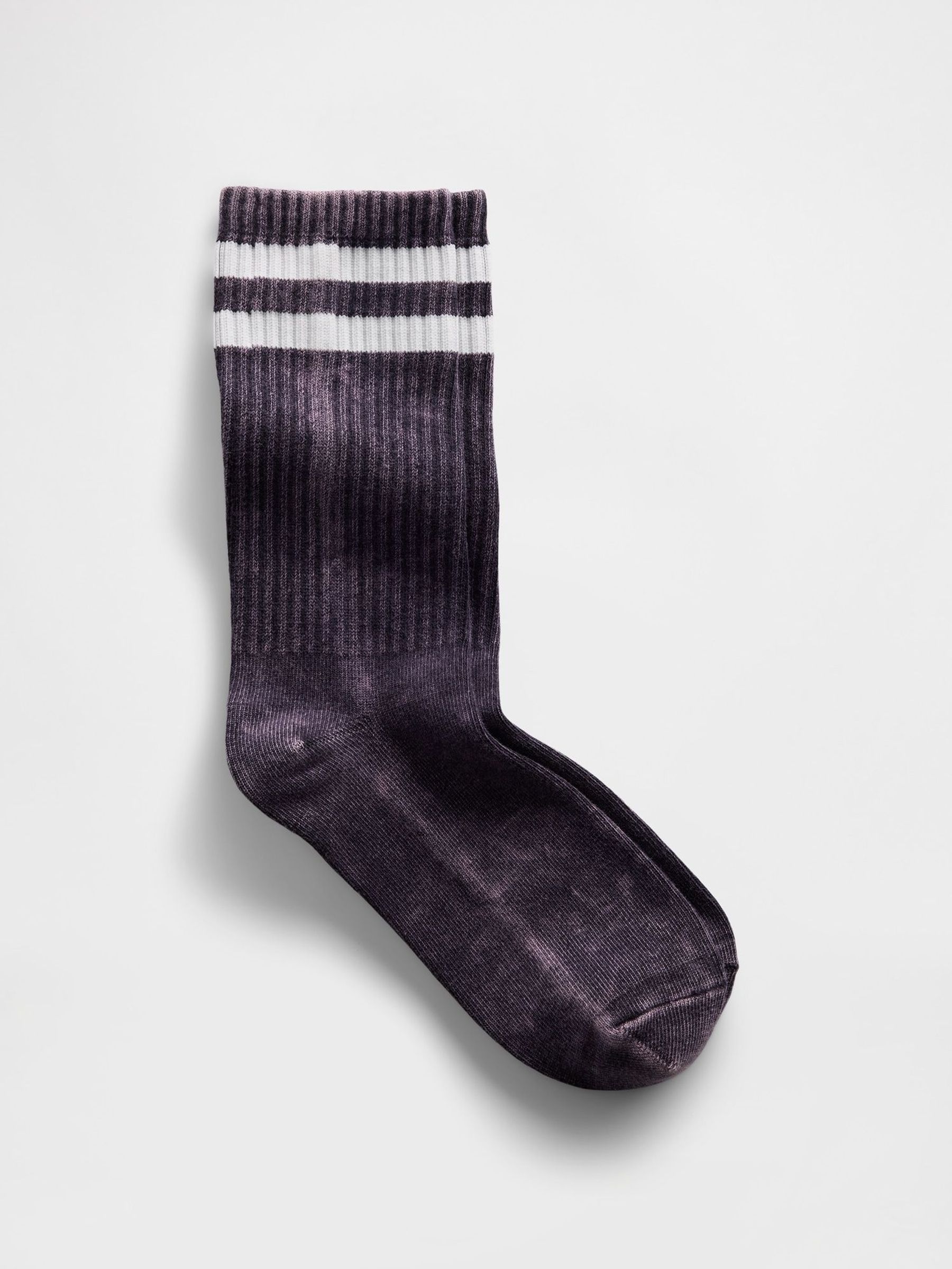 Black - Regular Varsity Crew Adult Socks