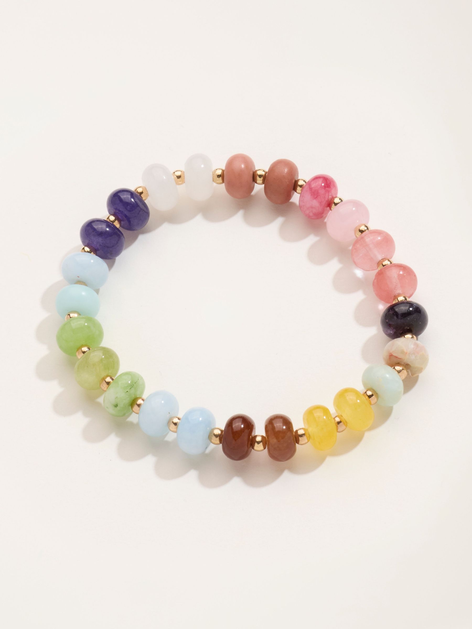 Multi Colour - Stretch Bead Bracelet