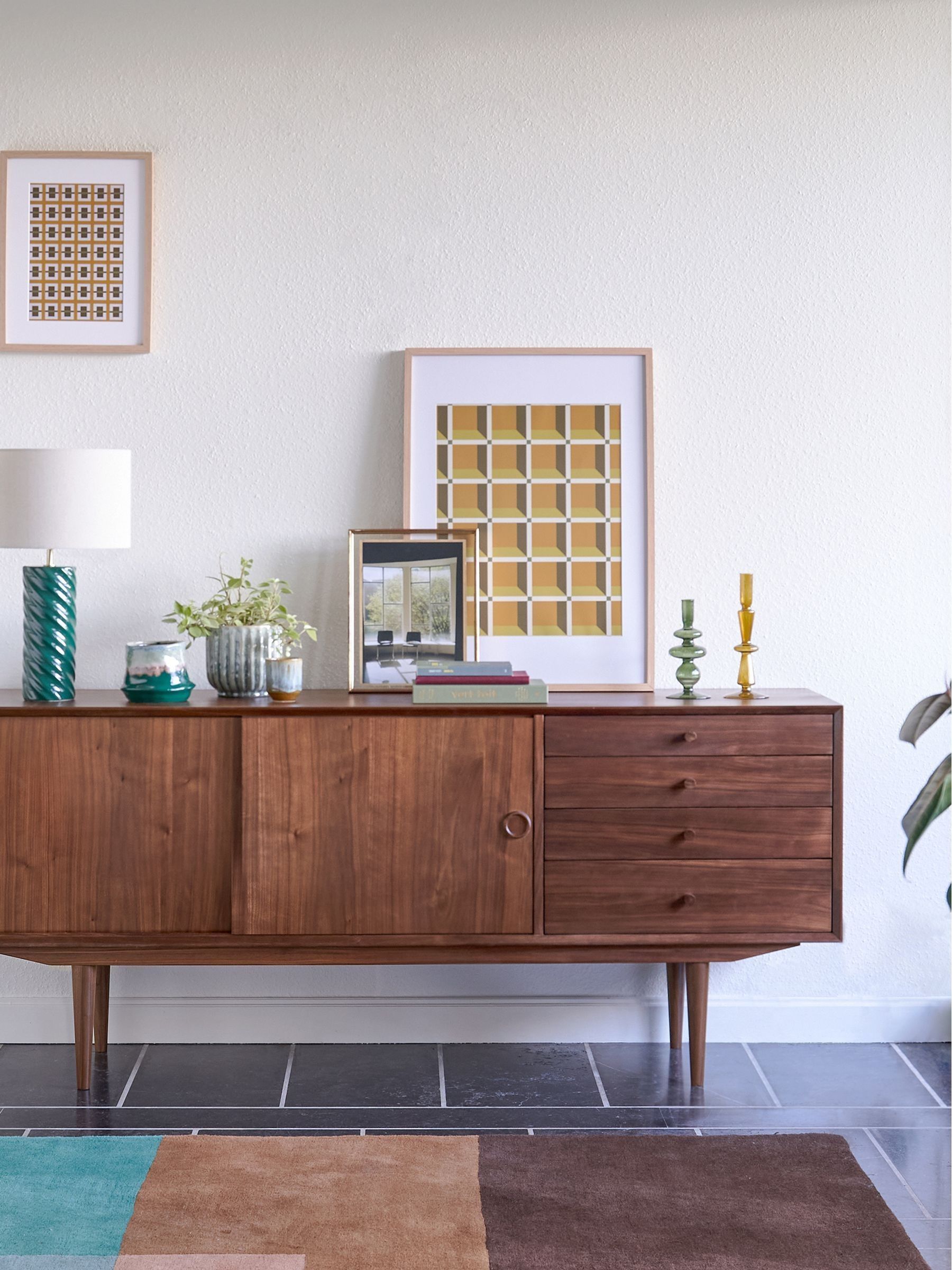 La Redoute Intérieurs Quilda 2-door Vintage Dresser With 4 Drawers