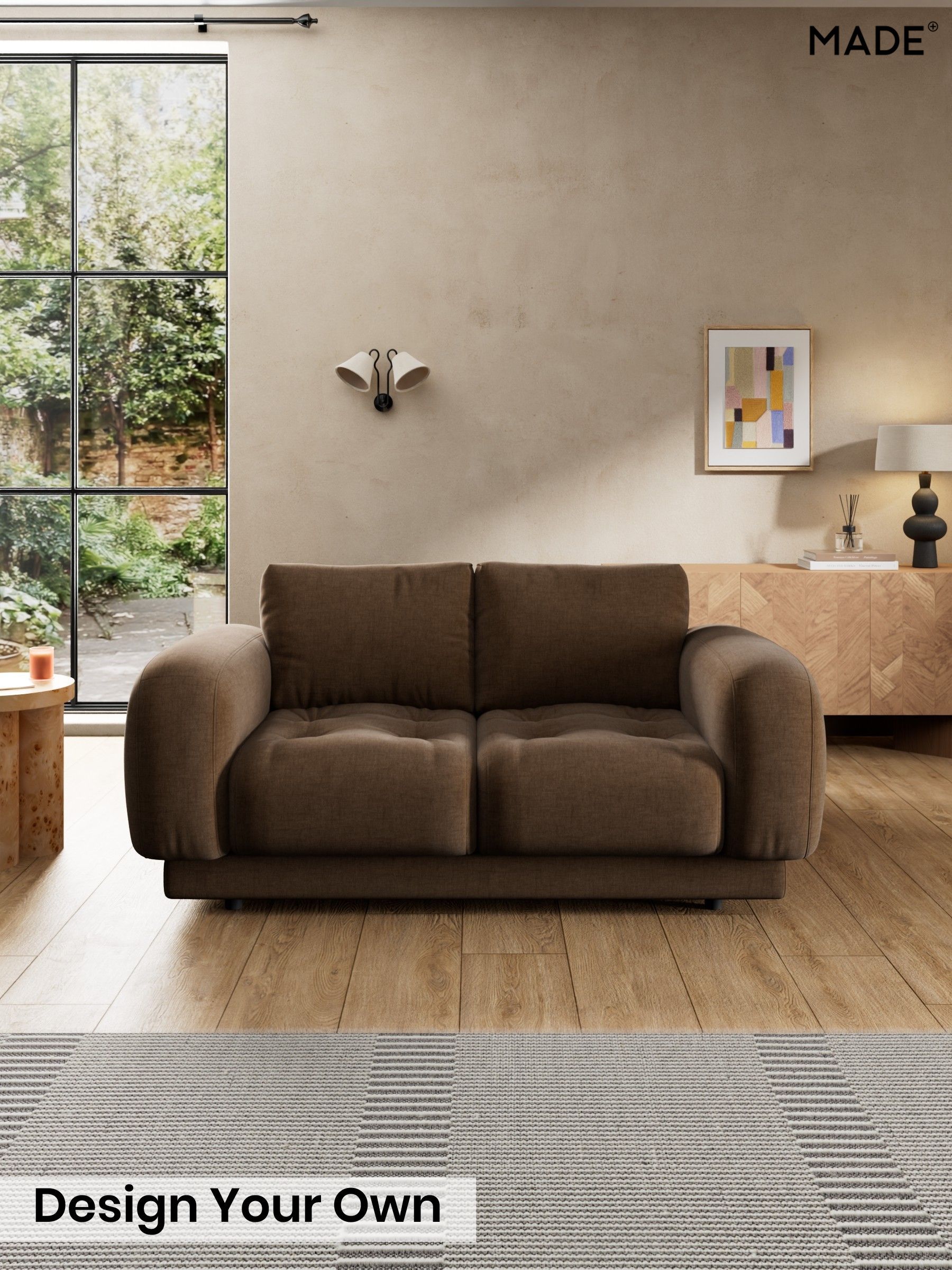 Etched Chenille/Cocoa Brown - Flint By Made