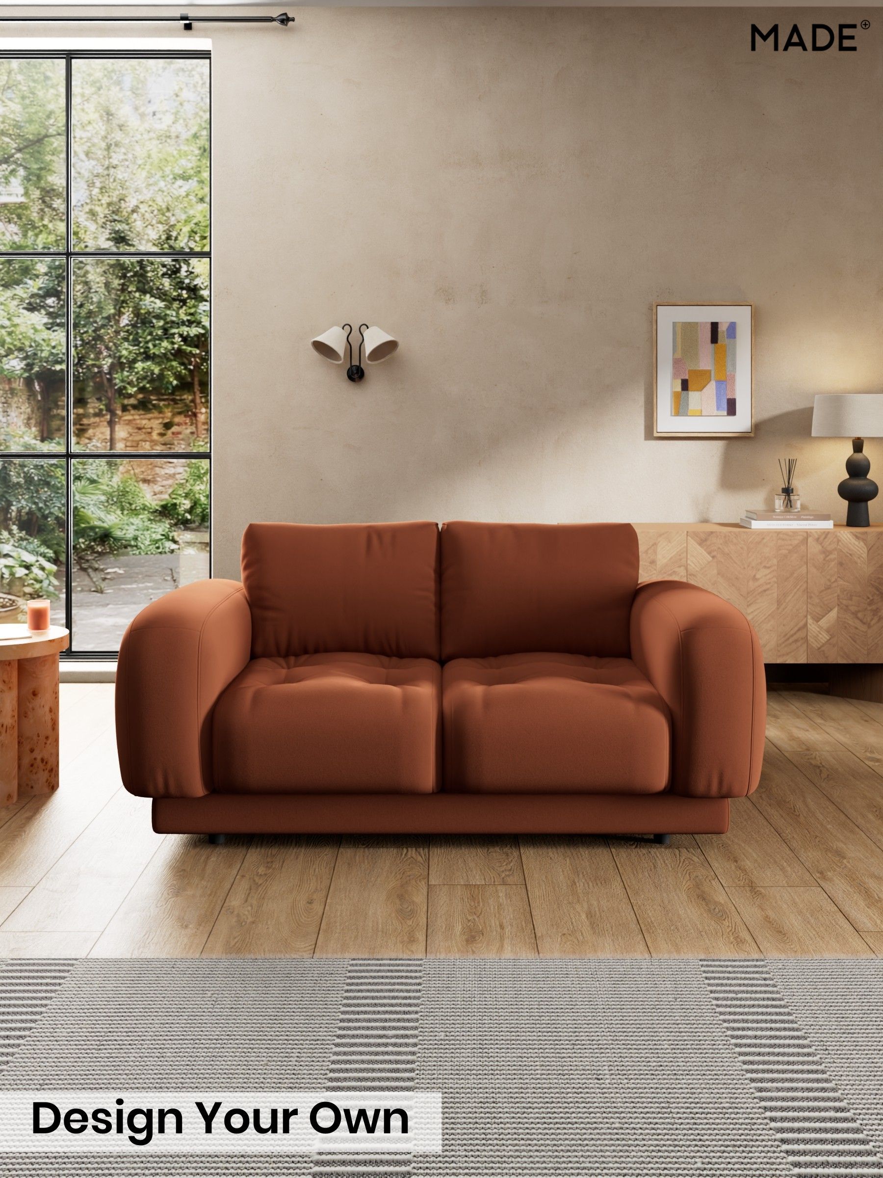 Matt Velvet Easy Clean/Cinnamon Brown - Flint By Made