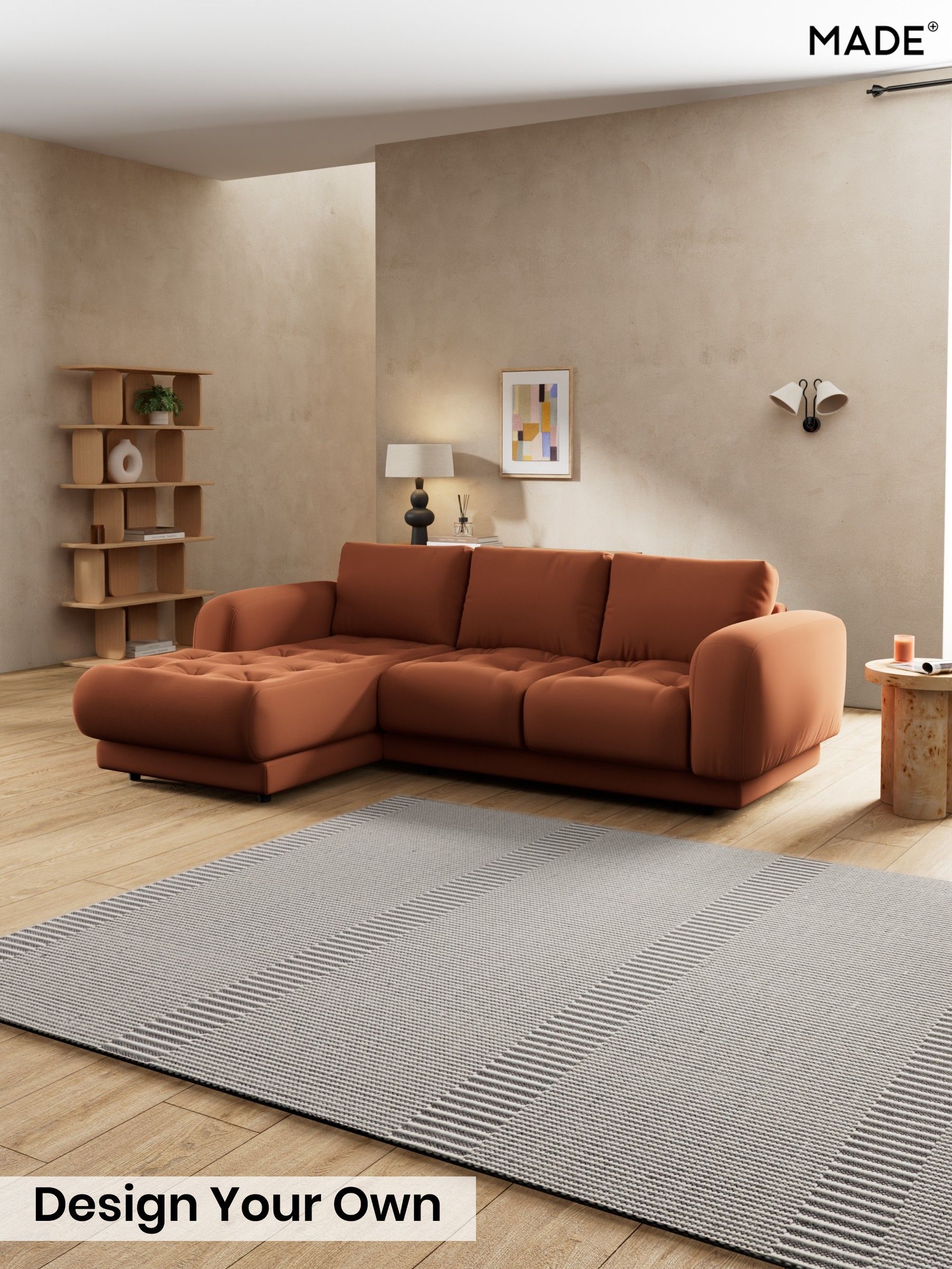 Matt Velvet Easy Clean/Cinnamon Brown - Flint By Made
