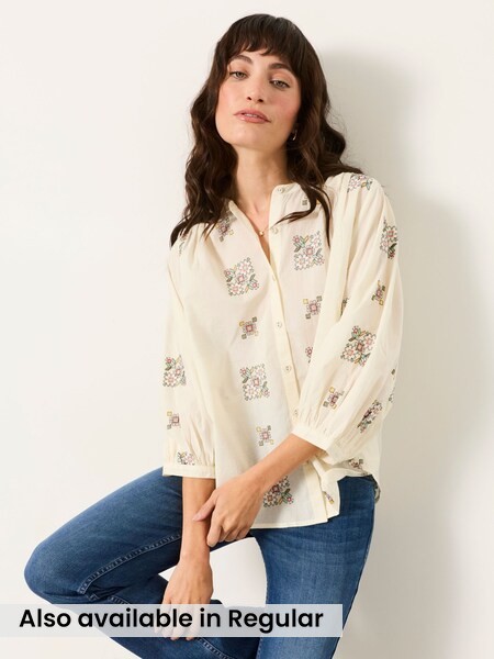 Ivory Embroidered - Blouse