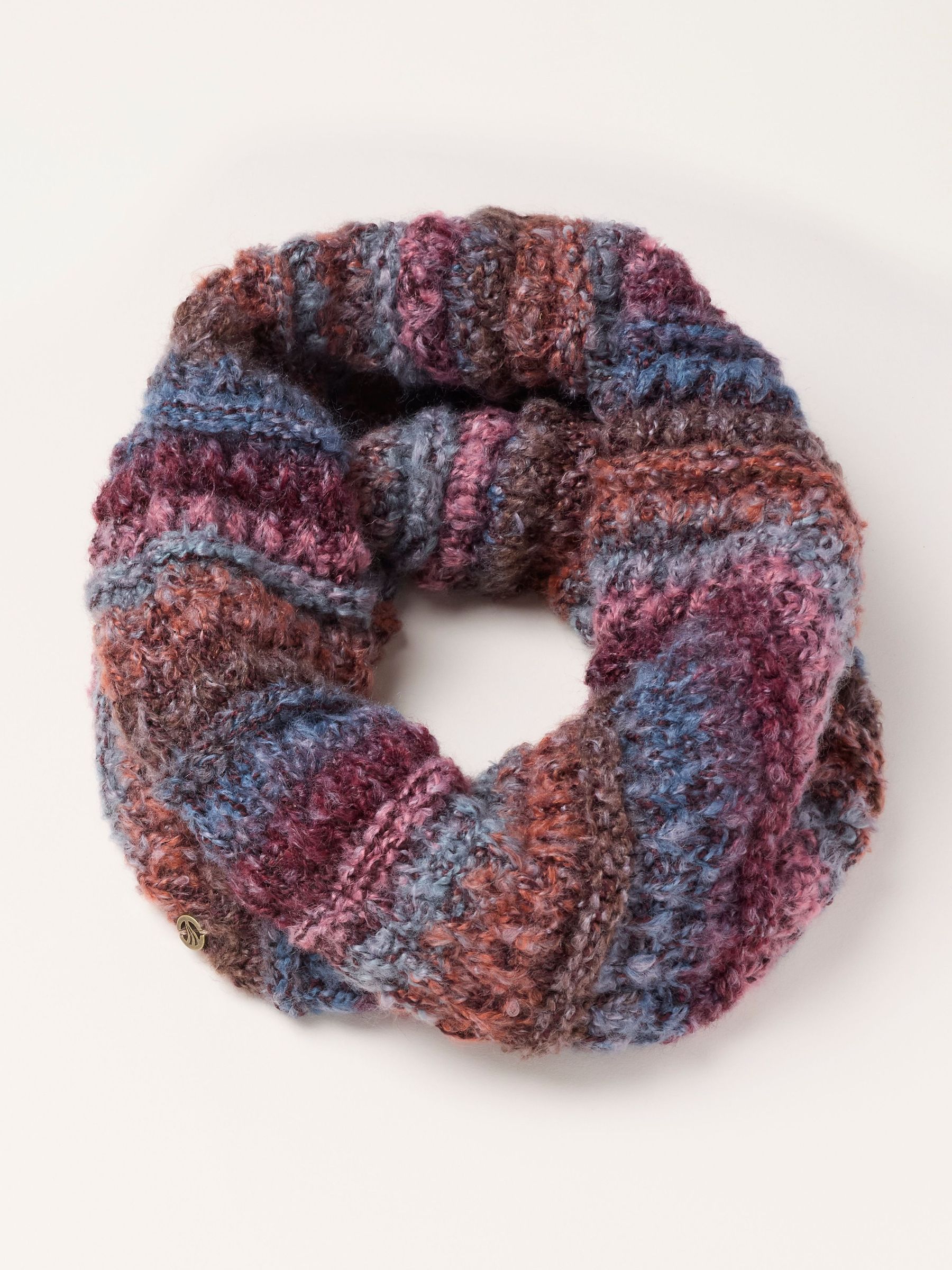 Teal Blue - Spacedye Twist Snood