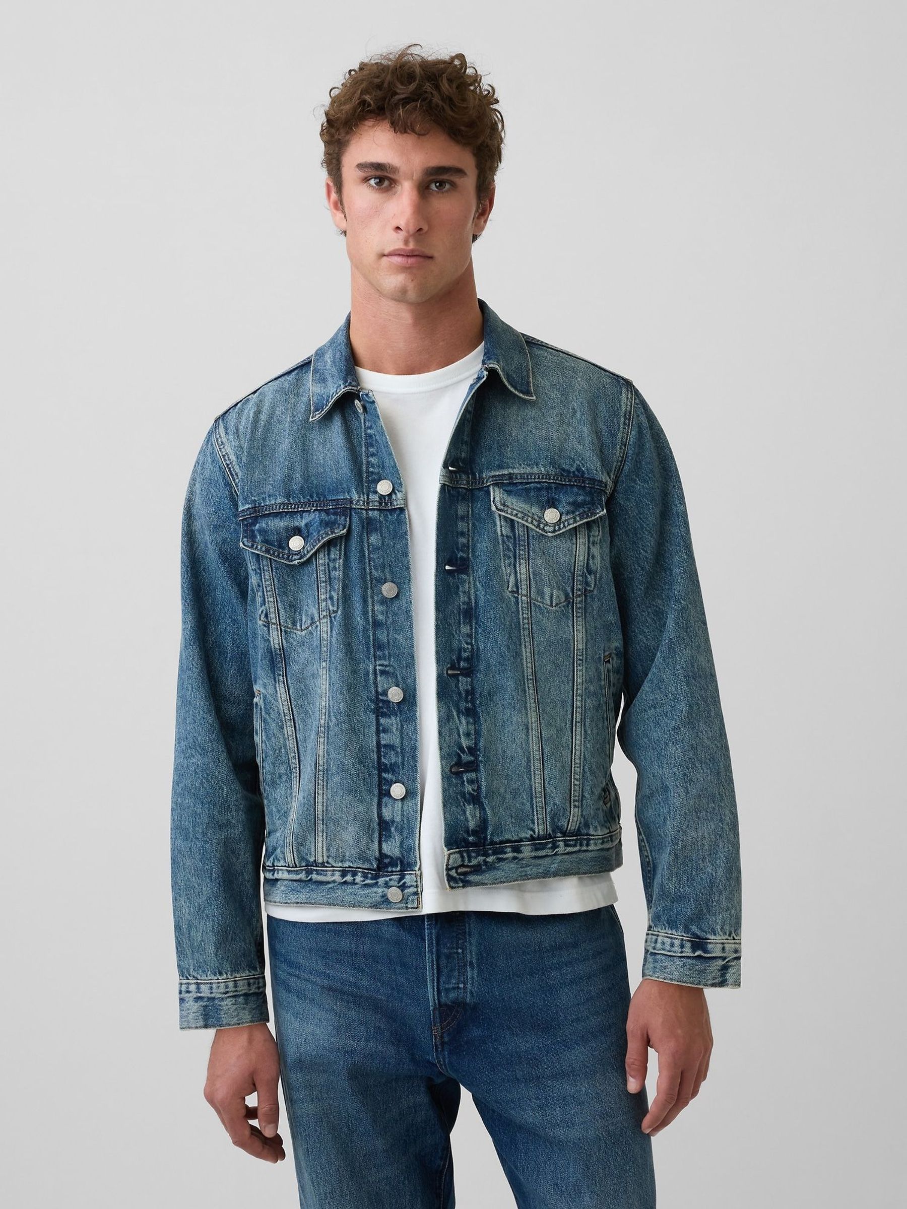 Mid Wash - Regular Classic Icon Denim Jacket