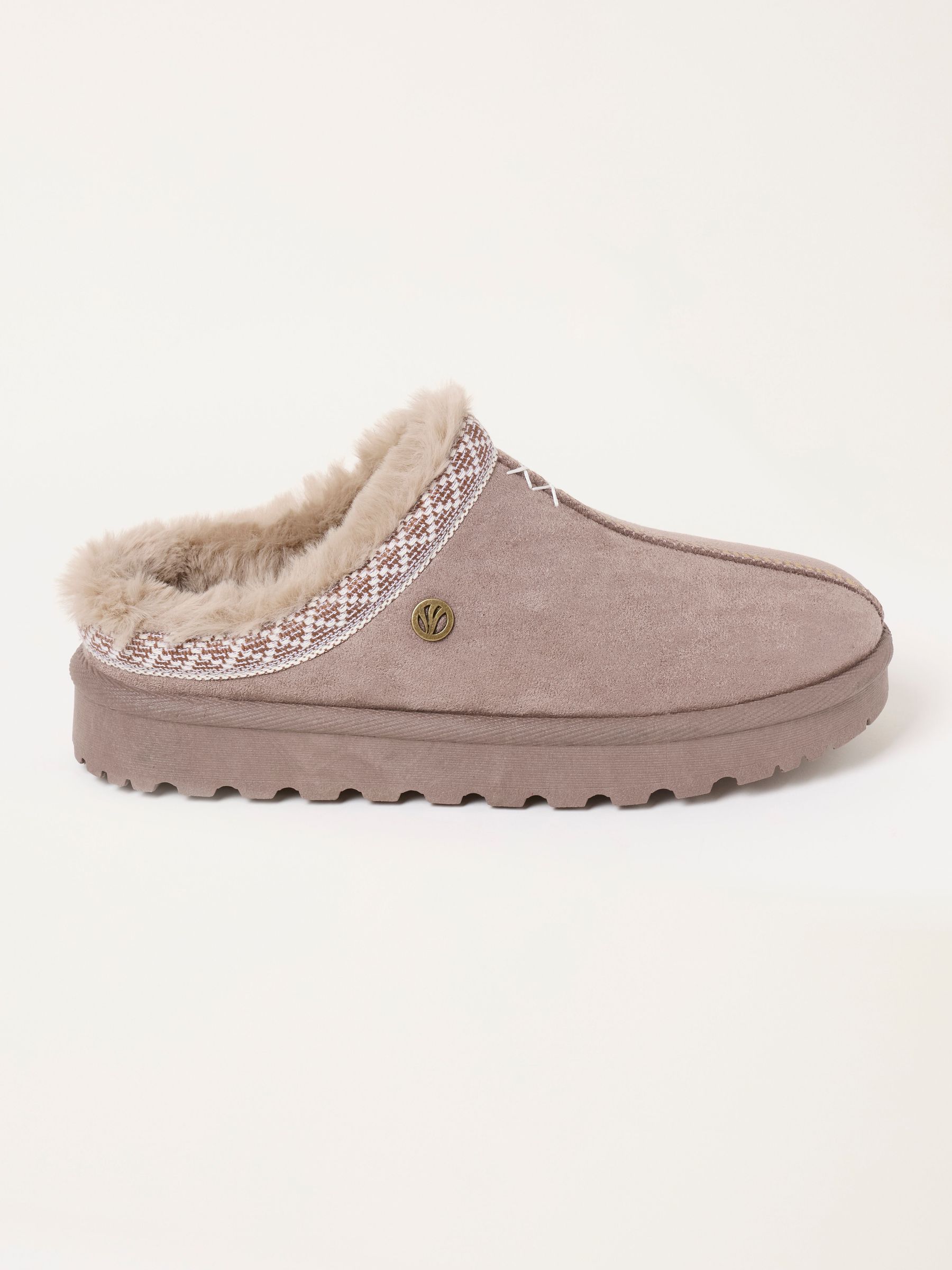 Dark Natural - Mule Slippers