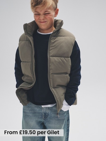 2 Pack Puffer Gilets (H11239) | £39 - £45