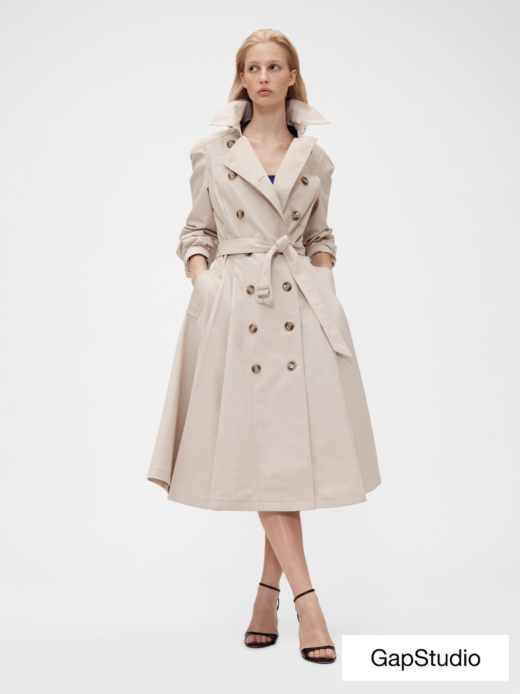 Beige Trench Coat (H11552) | £225
