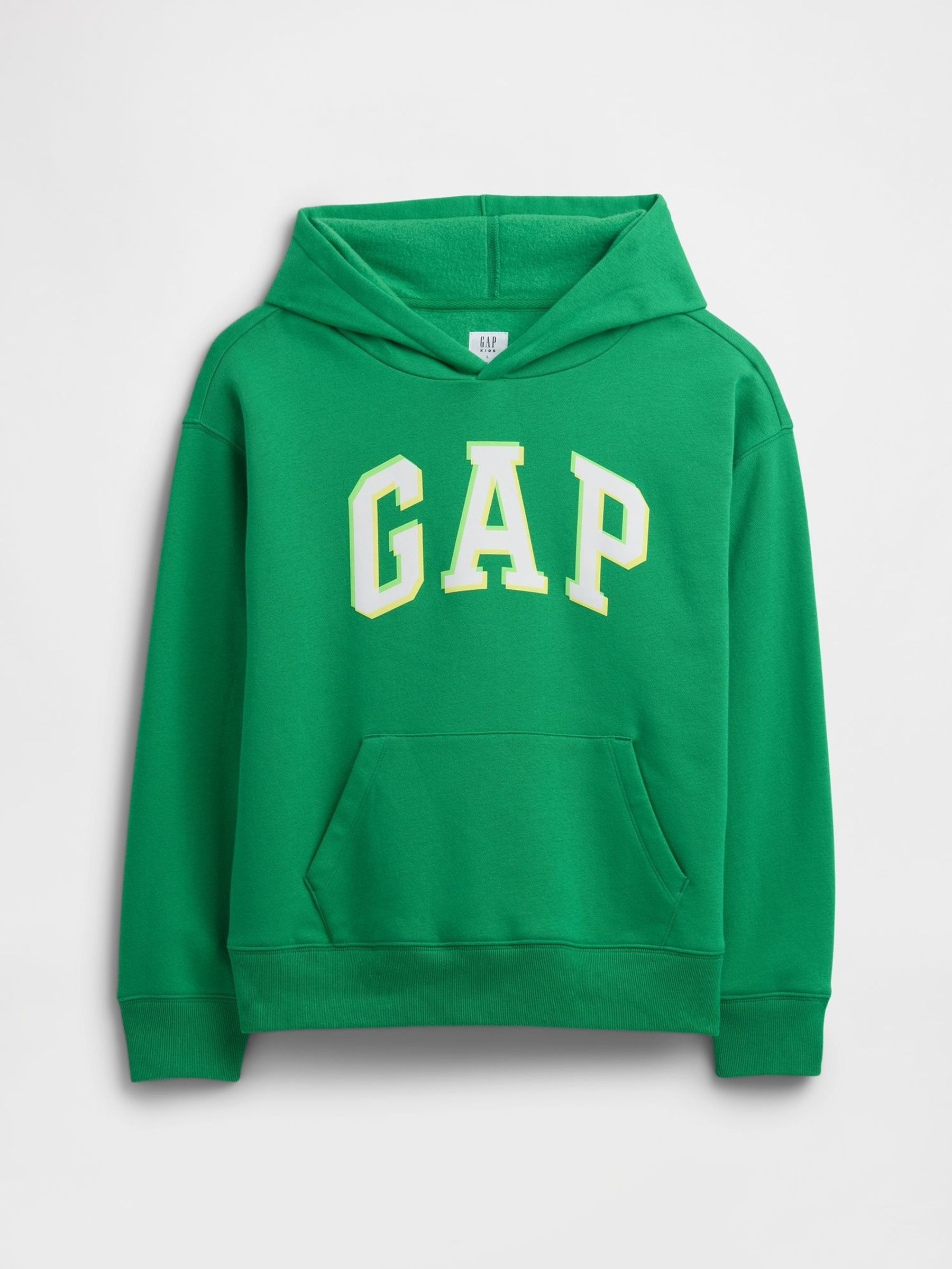 Green Pullover Vintage Logo Hoodie (4-13yrs) (H12103) | £20