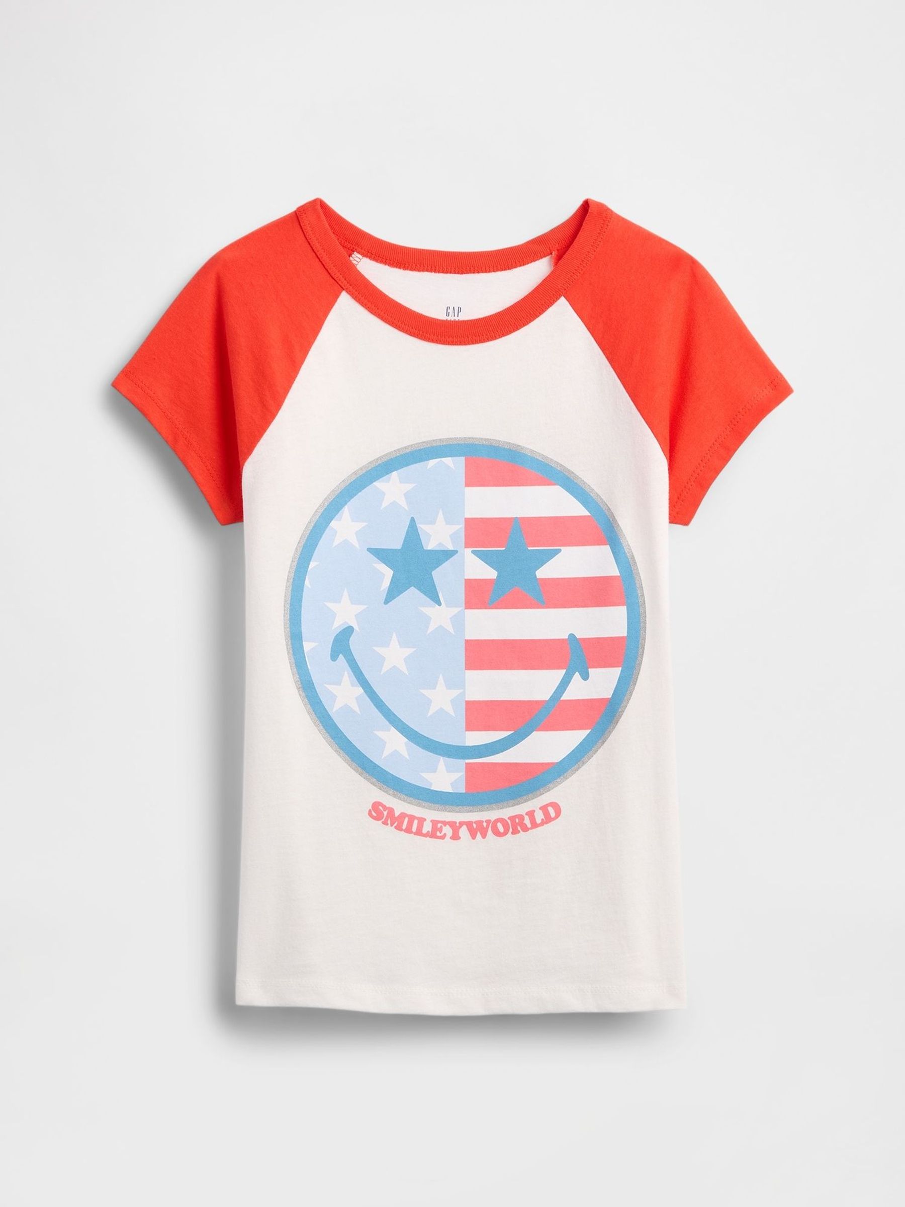 White/Red Graphic Short Sleeve Crew Neck T-Shirt (4-13yrs) (H12609) | £16