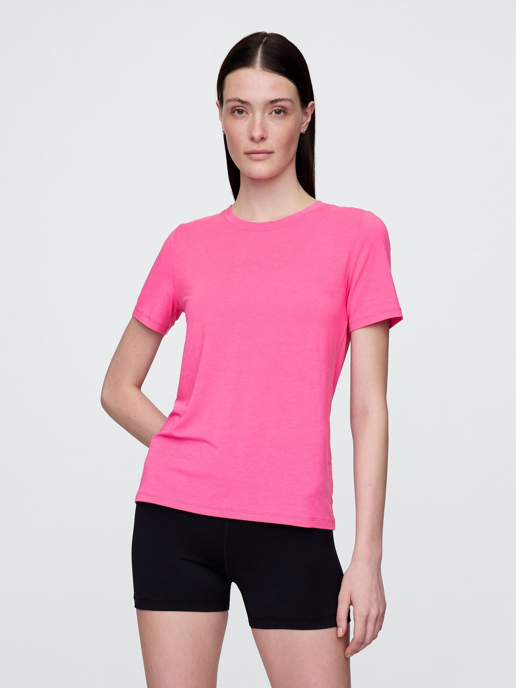 Pink Breathe Short Sleeve T-Shirt (H13842) | £25