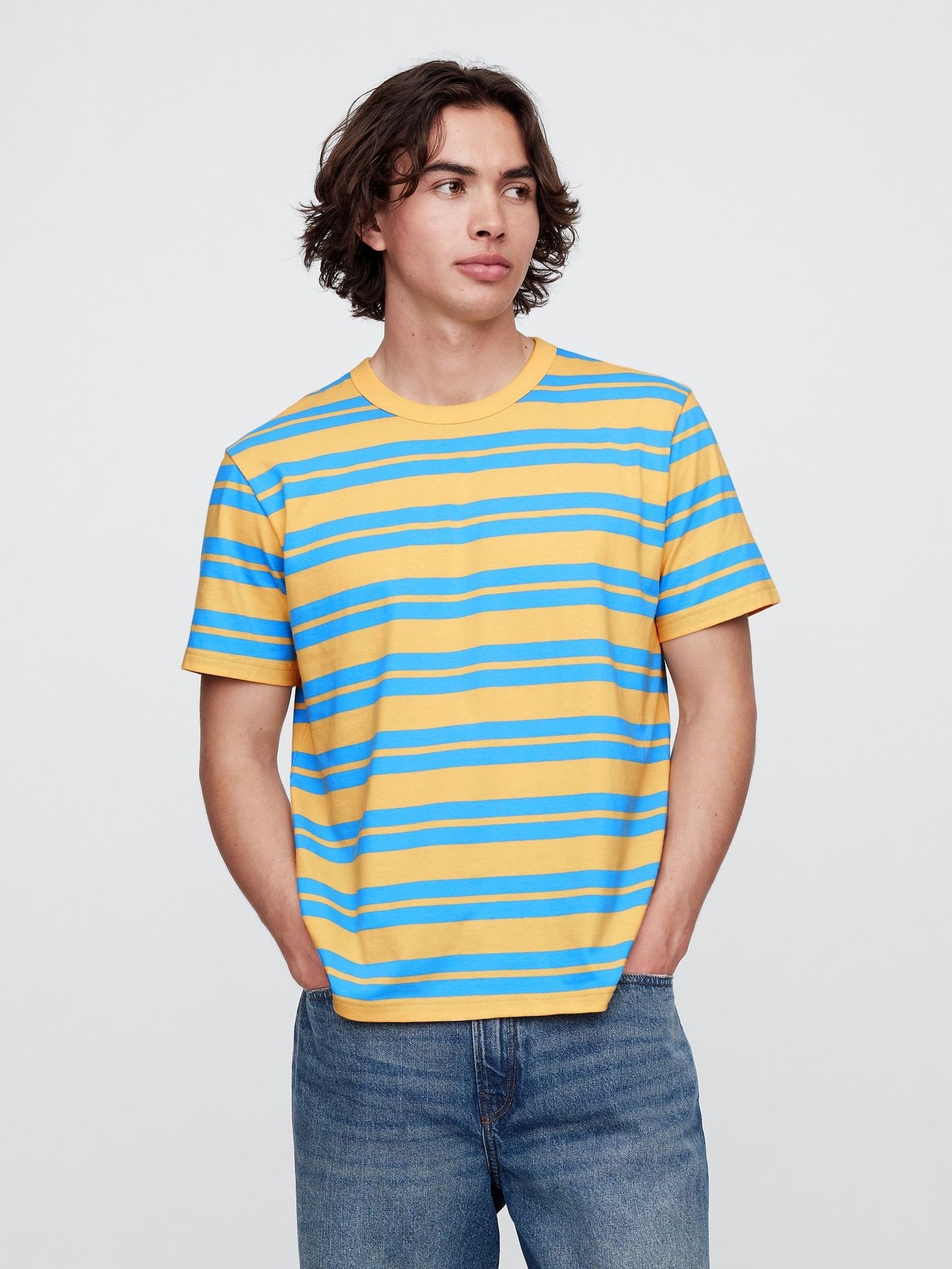 Yellow Stripe Original T-Shirt (H14010) | £25