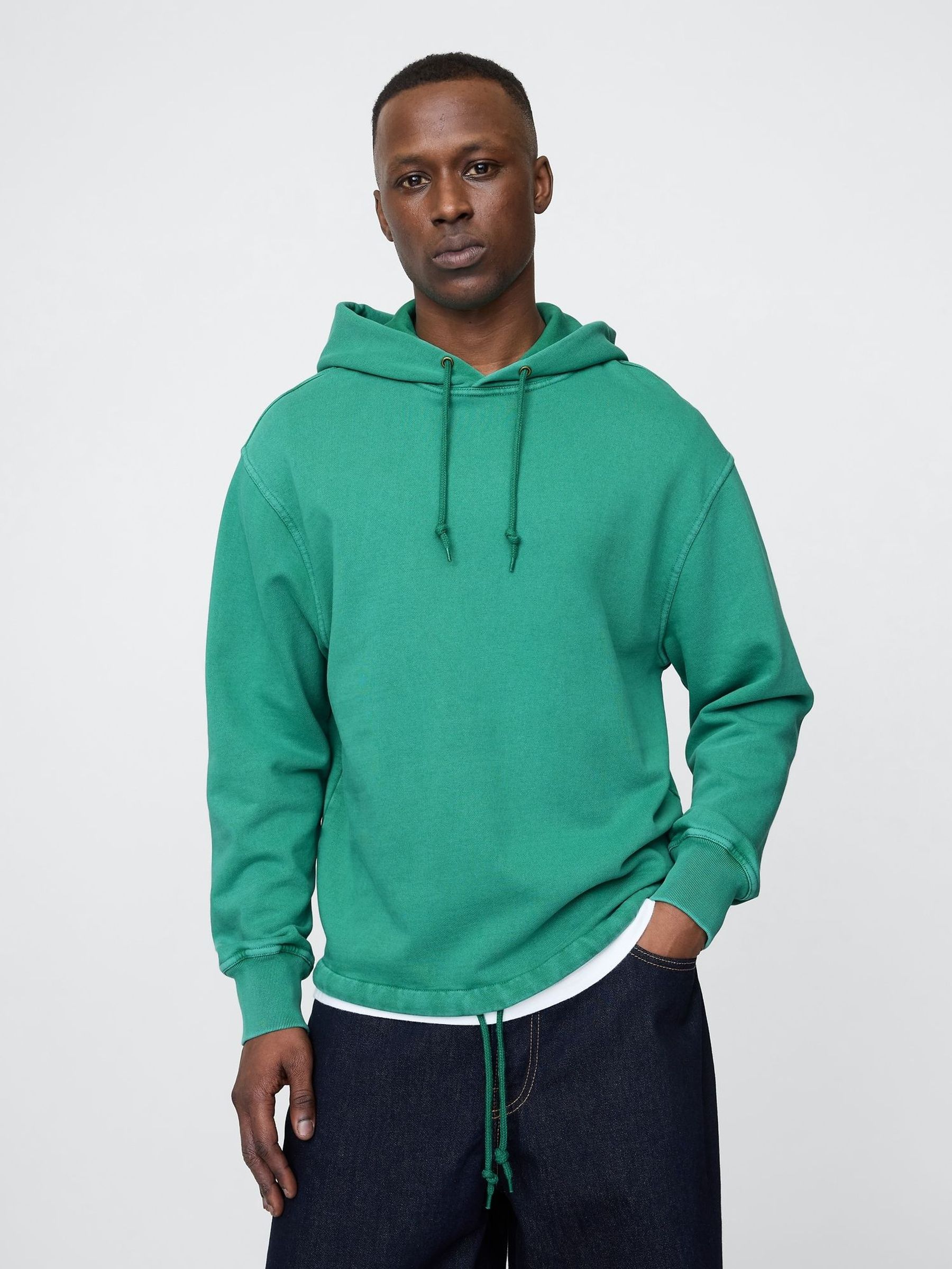 Green Logo Hoodie (H14012) | £85