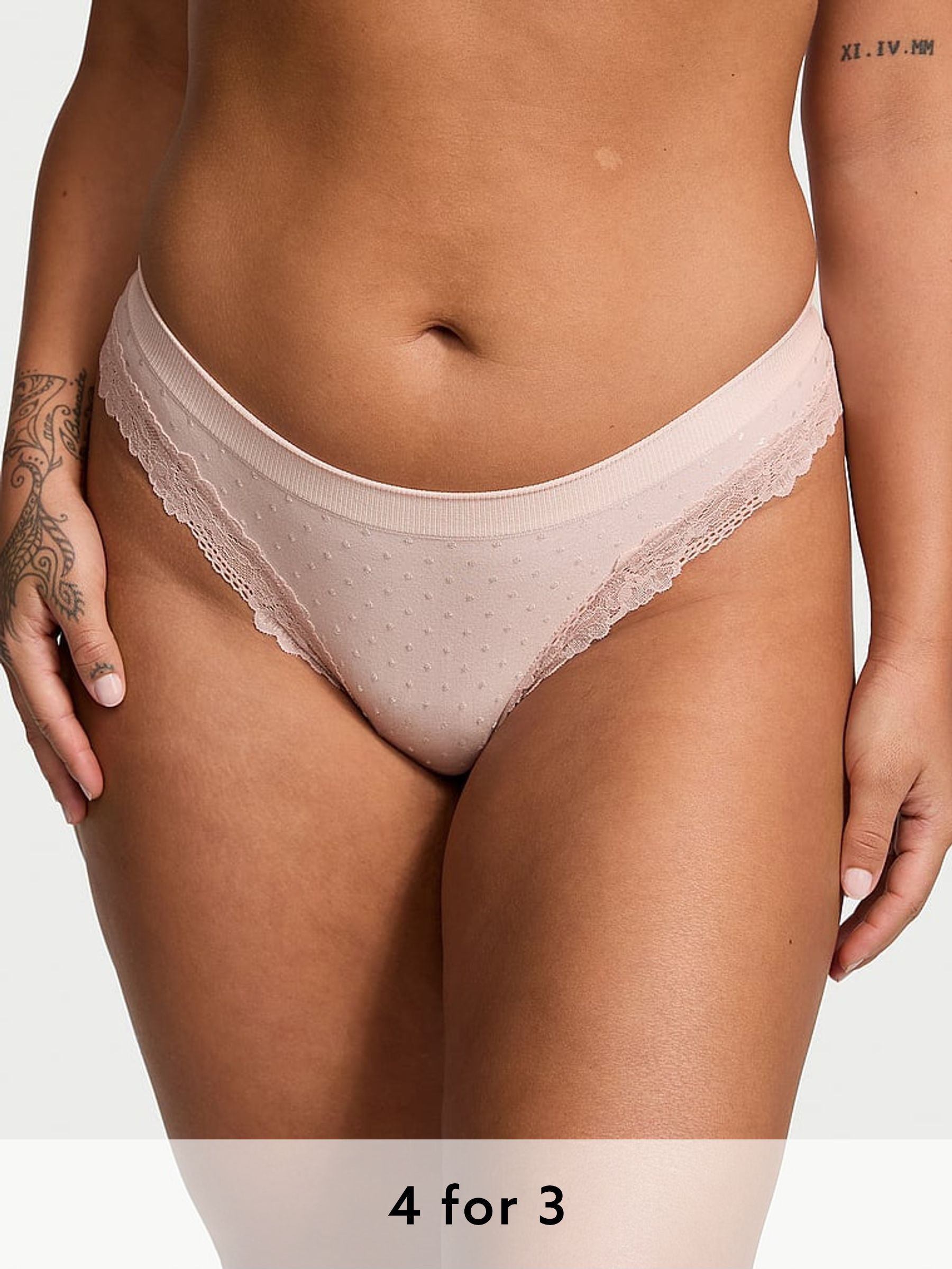 Glaze Nude Thong Knickers (H14215) | £9