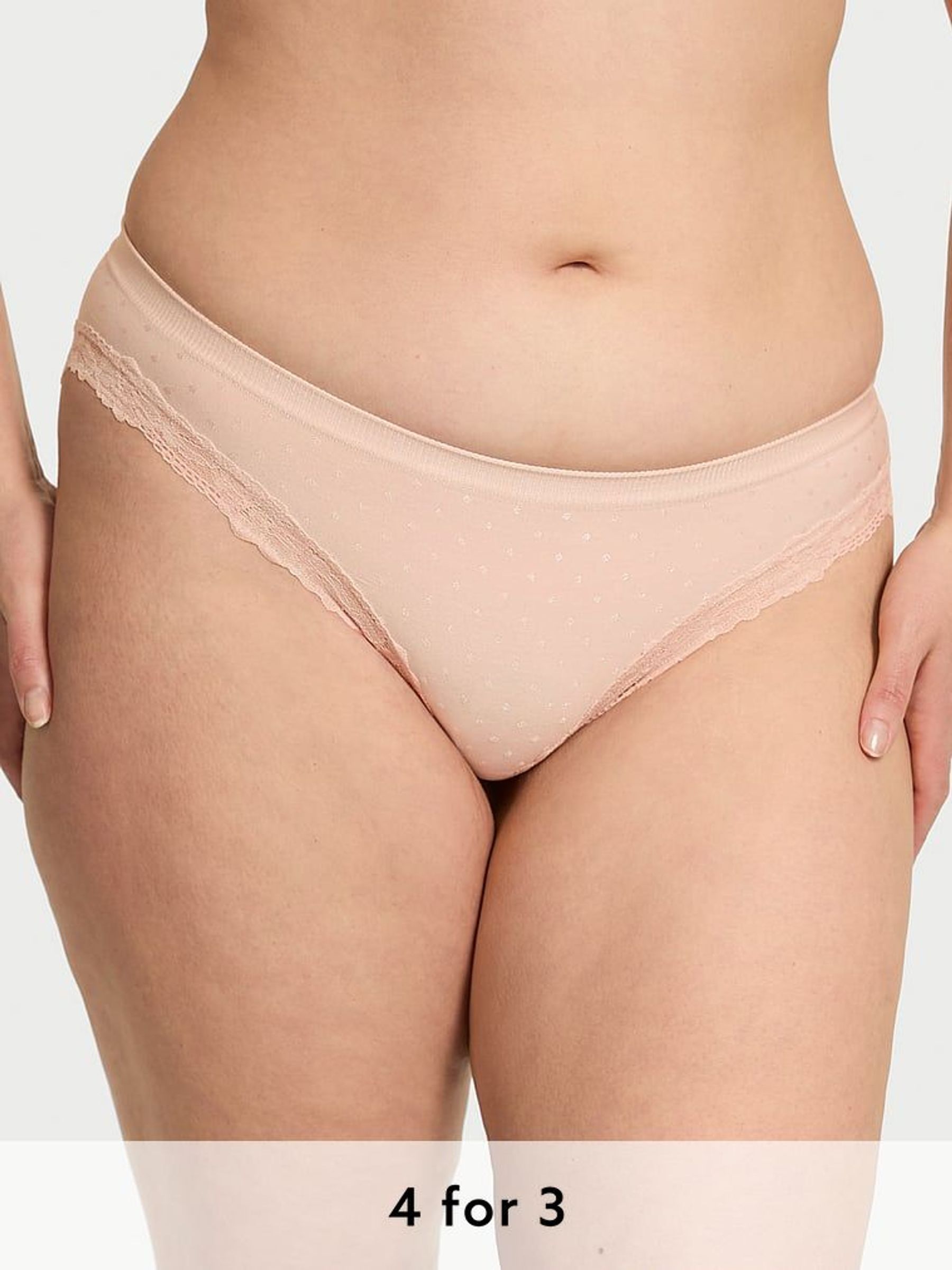 Glaze Nude Bikini Knickers (H14220) | £9