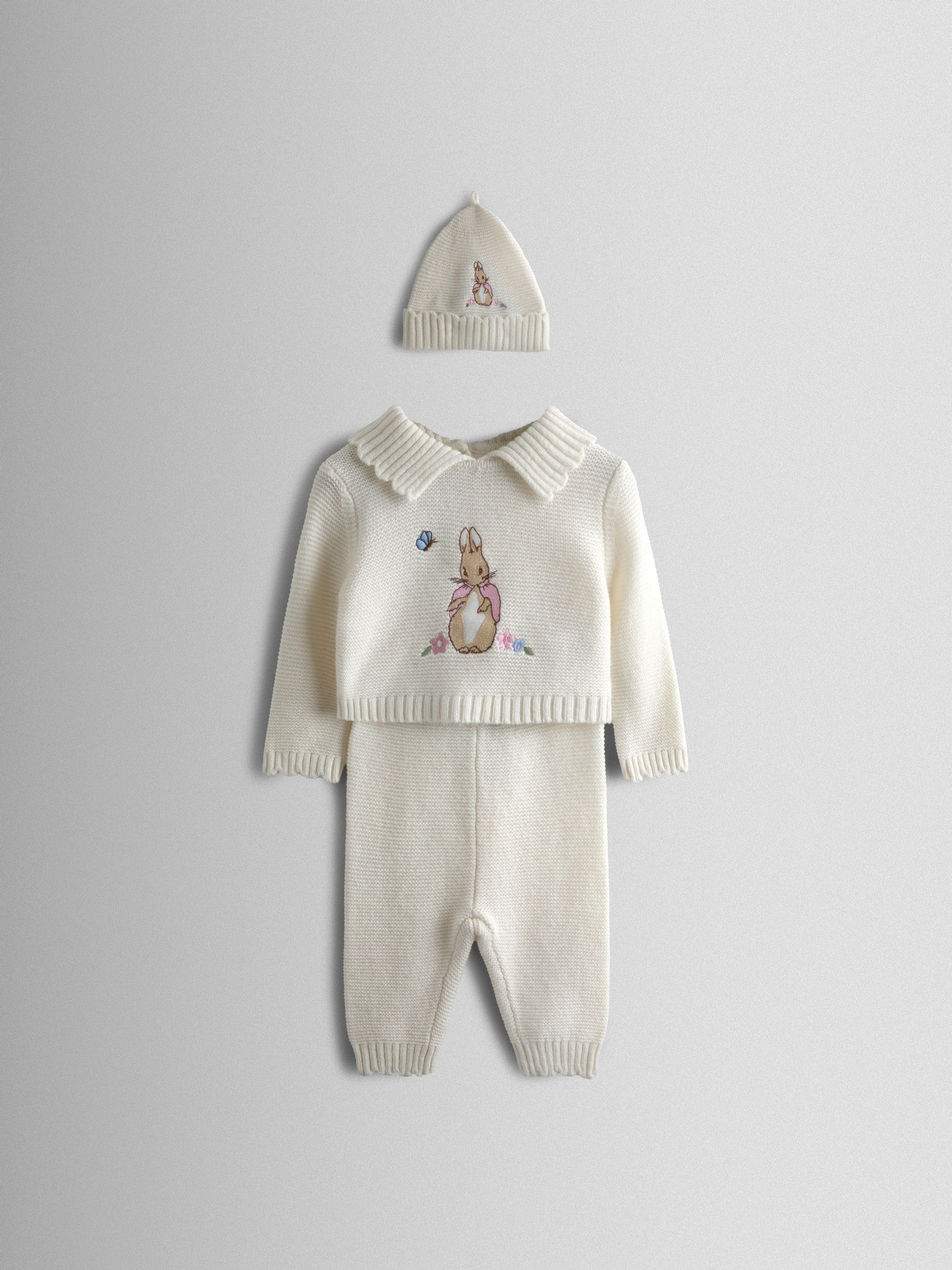 Cream Knit 3-Piece Set (H14585) | £34 - £36
