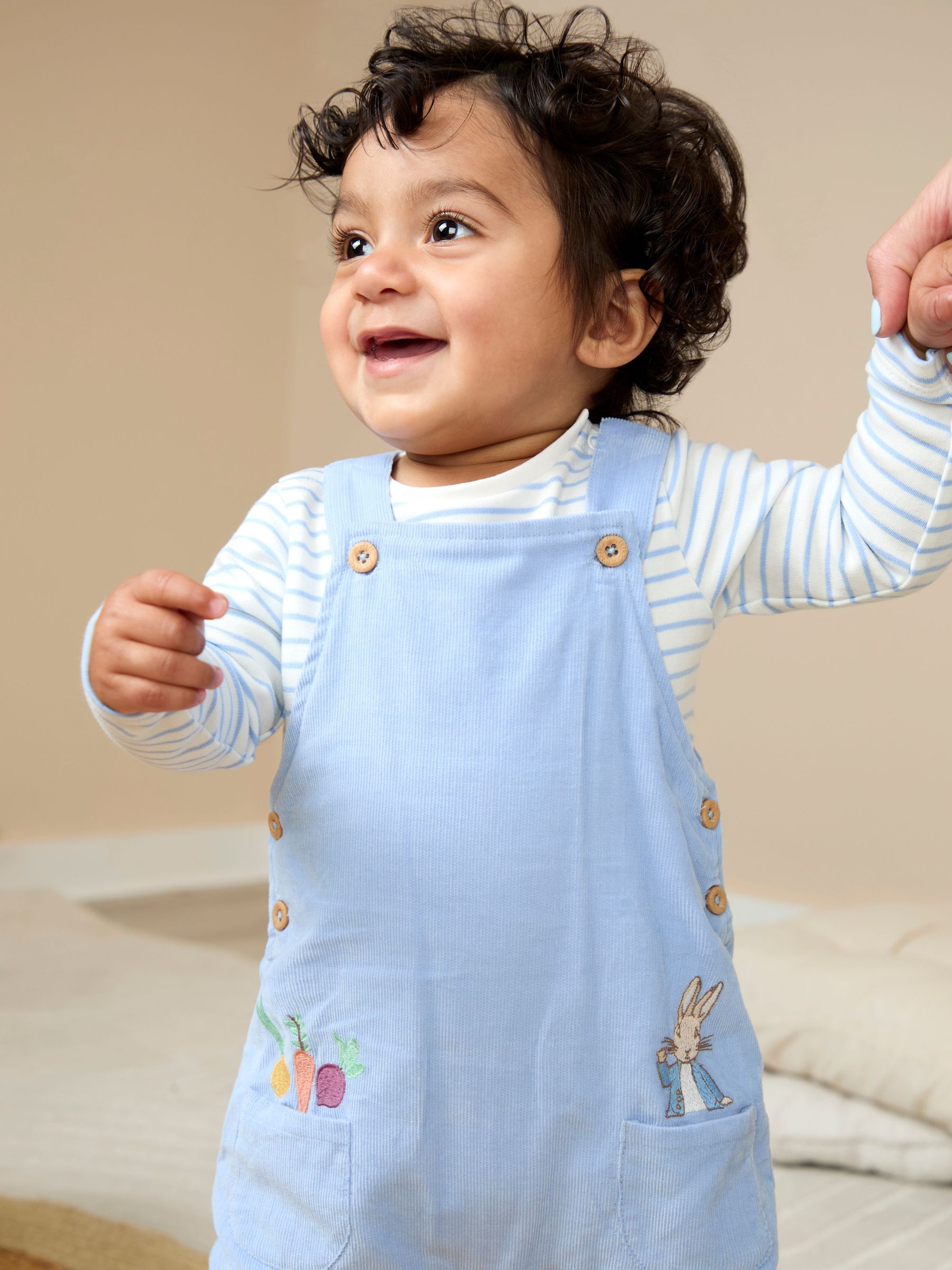 Blue Peter Rabbit Peter Rabbit™ Cord Dungarees Set (H14591) | £32 - £34