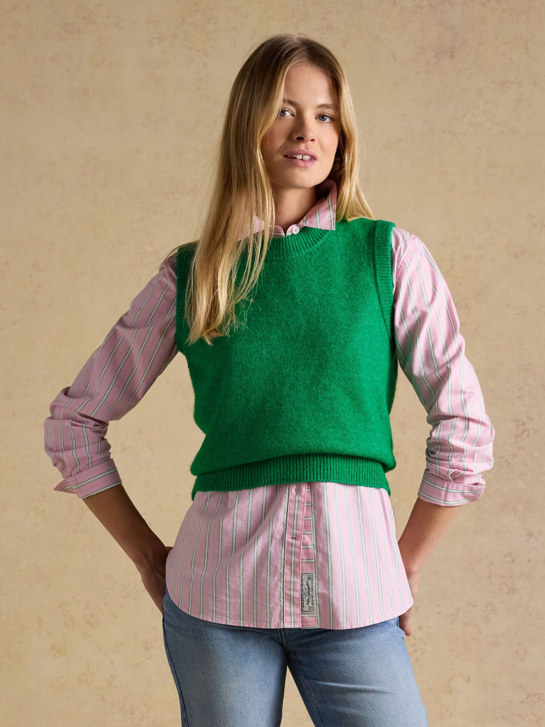 Holly Green Knitted Vest