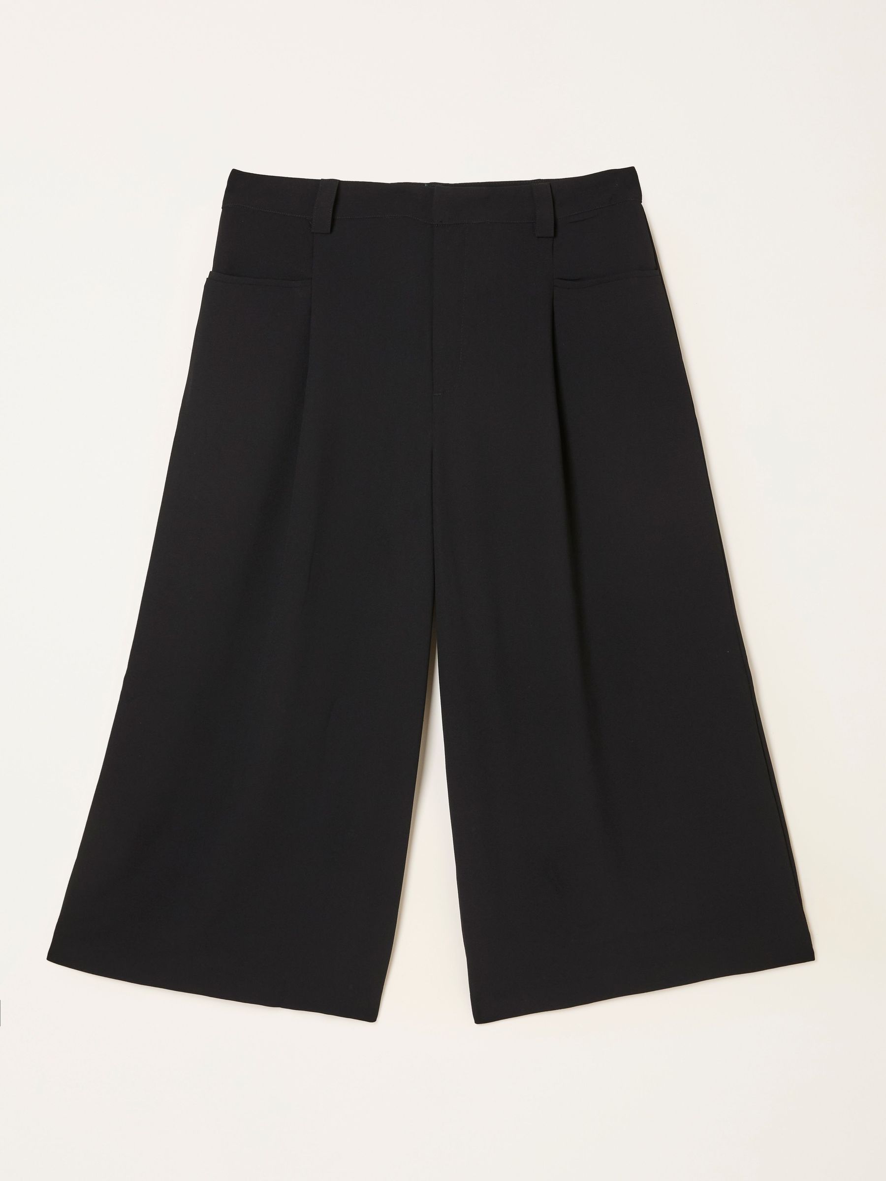 Evie Black Satin Back Crepe Culotte (H14762) | £56
