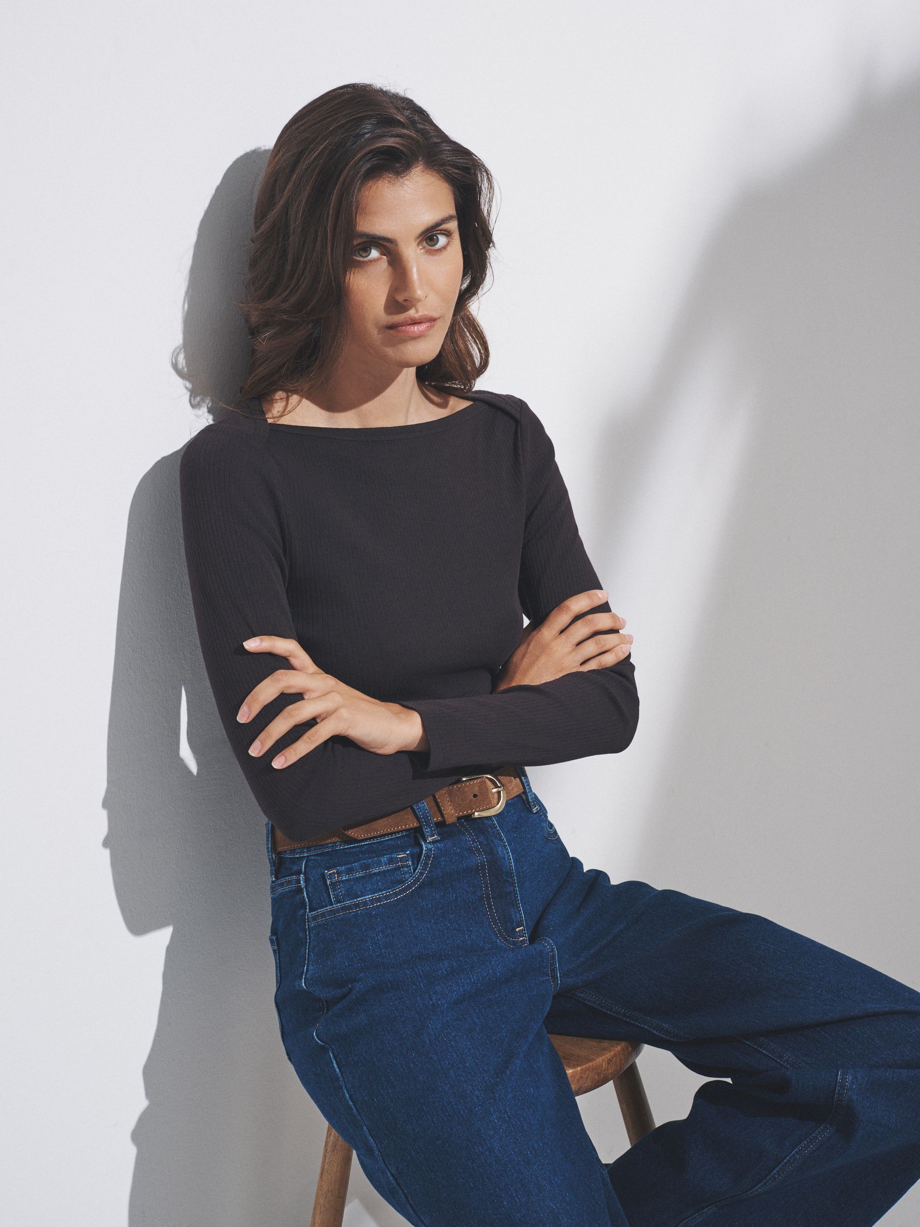 3 Pack Envelope Neck Longsleeve Top (H16475) | £30