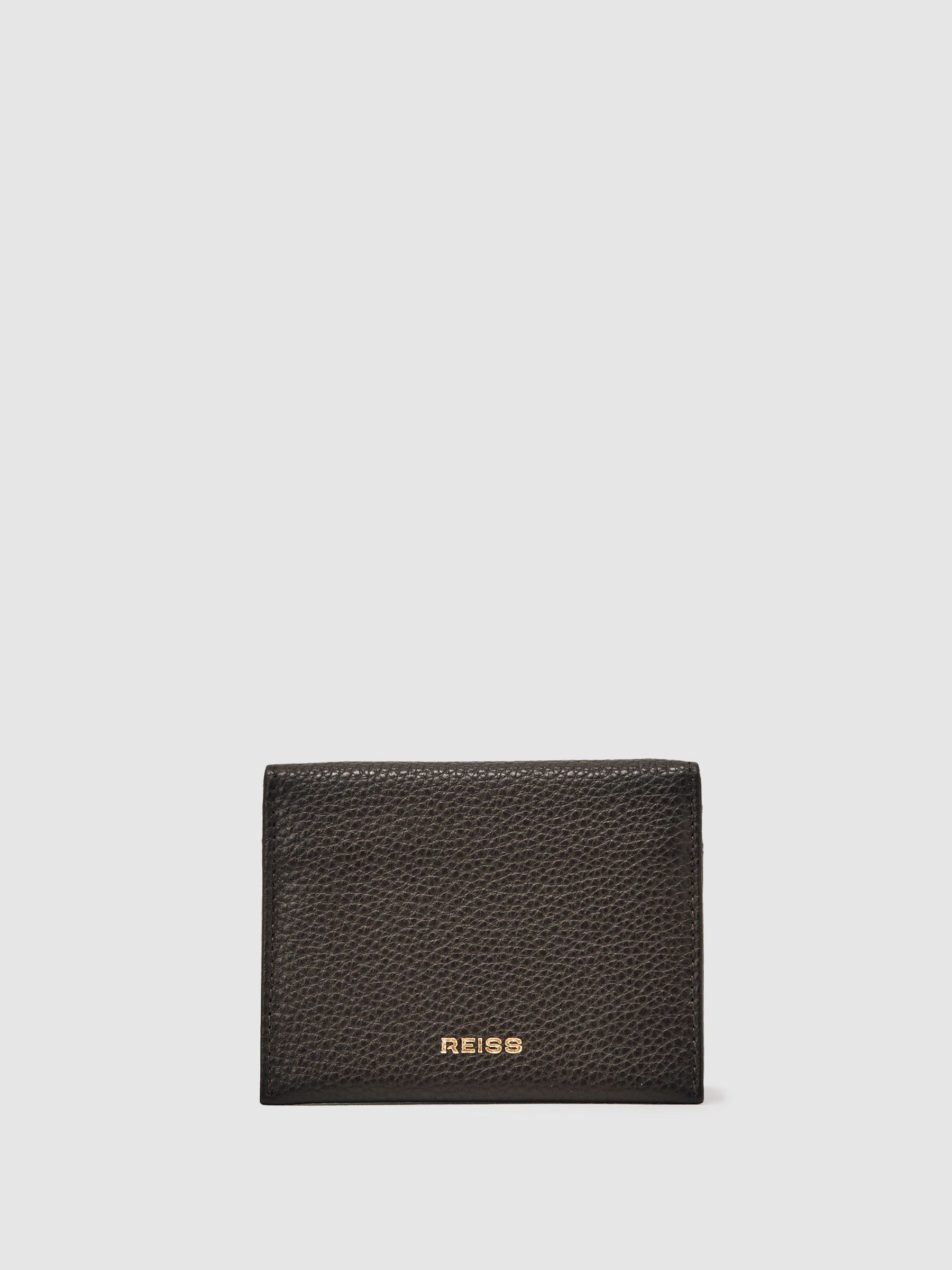 Leather Bi-Fold Cardholder in Dark Brown (H17111) | £38