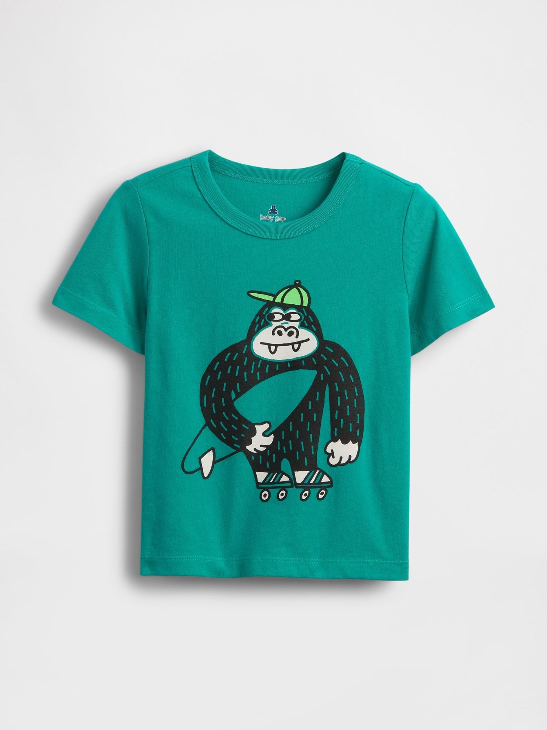 Green Graphic Short Sleeve T-Shirt (6mths-5yrs) (H17263) | £10