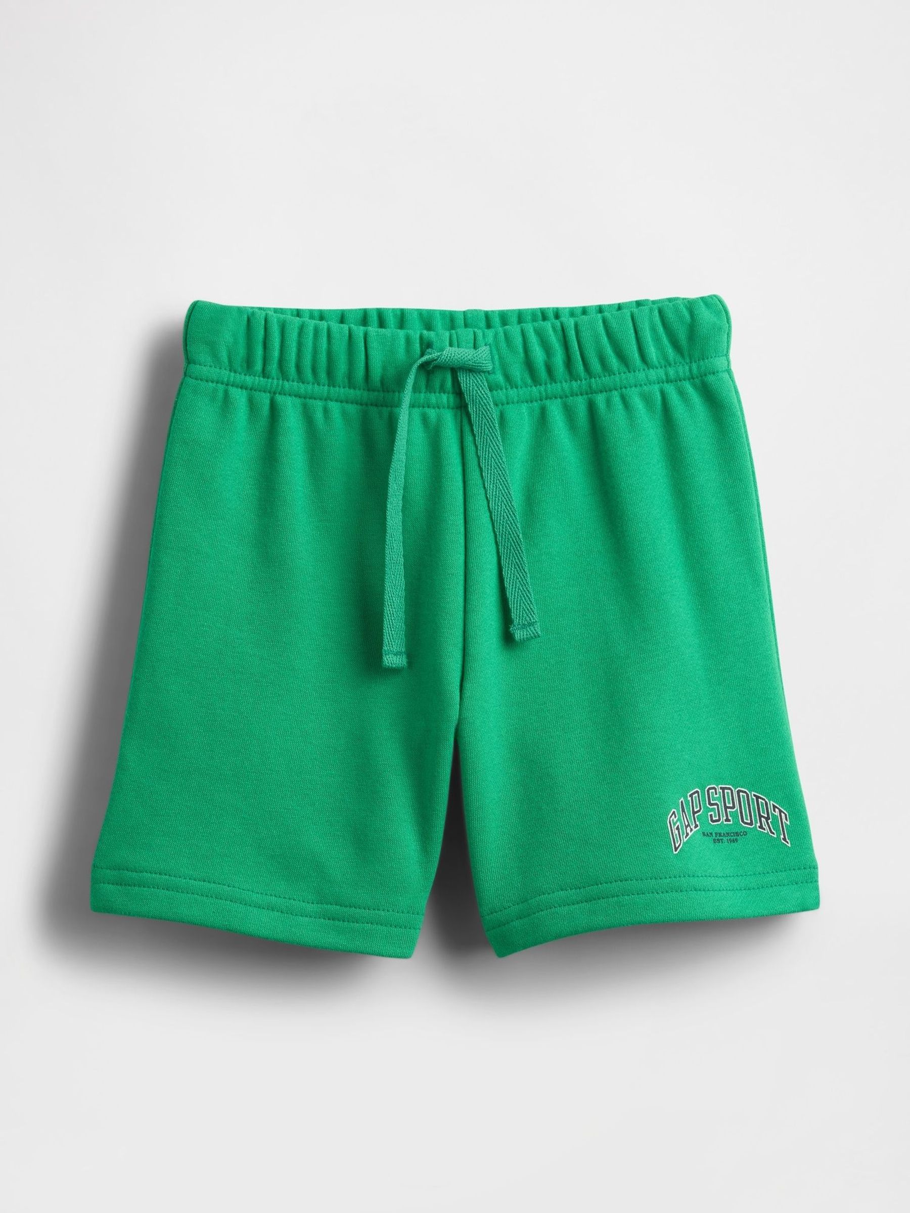 Green Logo Fleece-Lined Pull On Shorts (6mths-5yrs) (H17274) | £12
