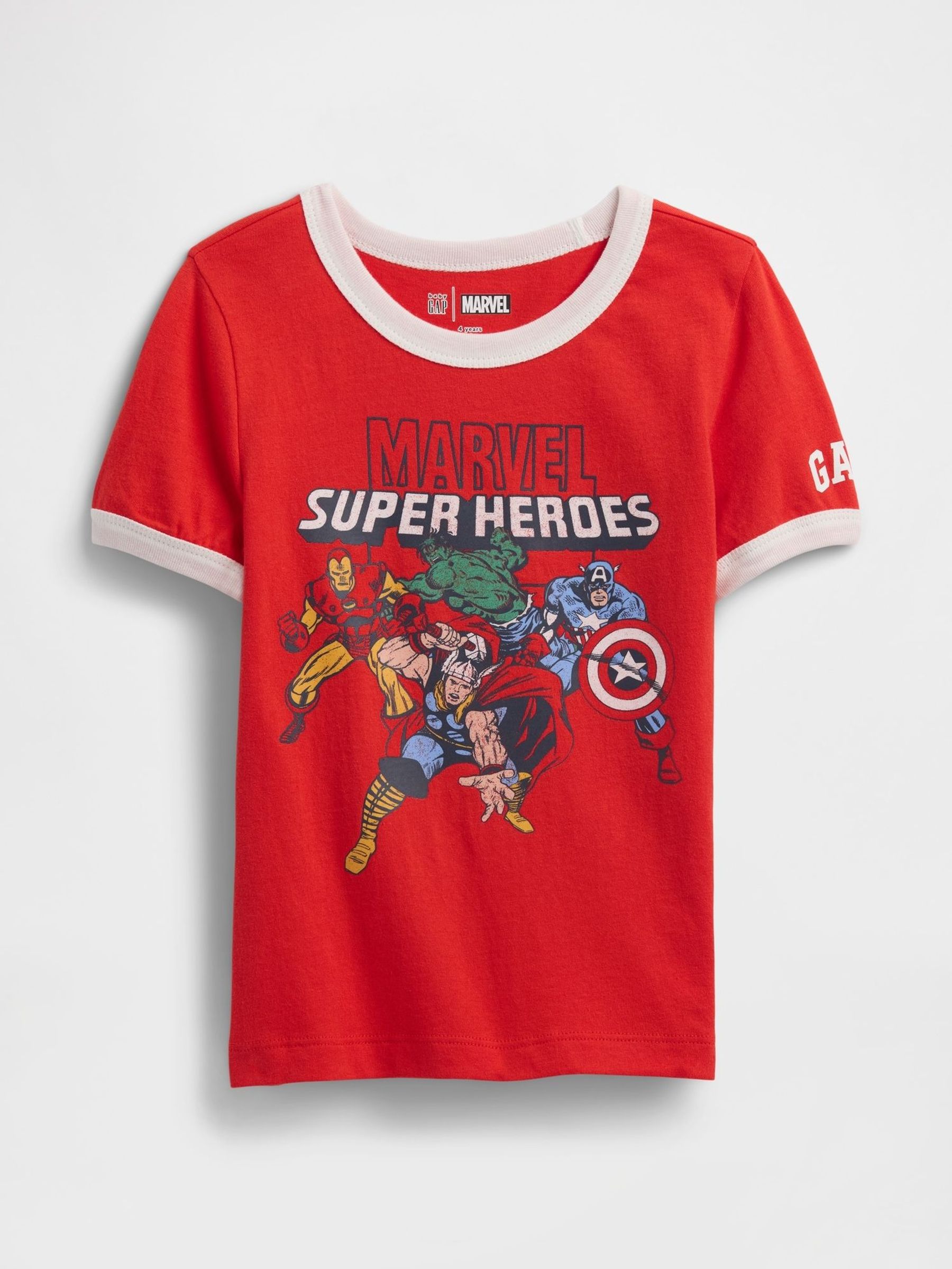 Red Marvel Graphic Short Sleeve T-Shirt (6mths-5yrs) (H17276) | £14