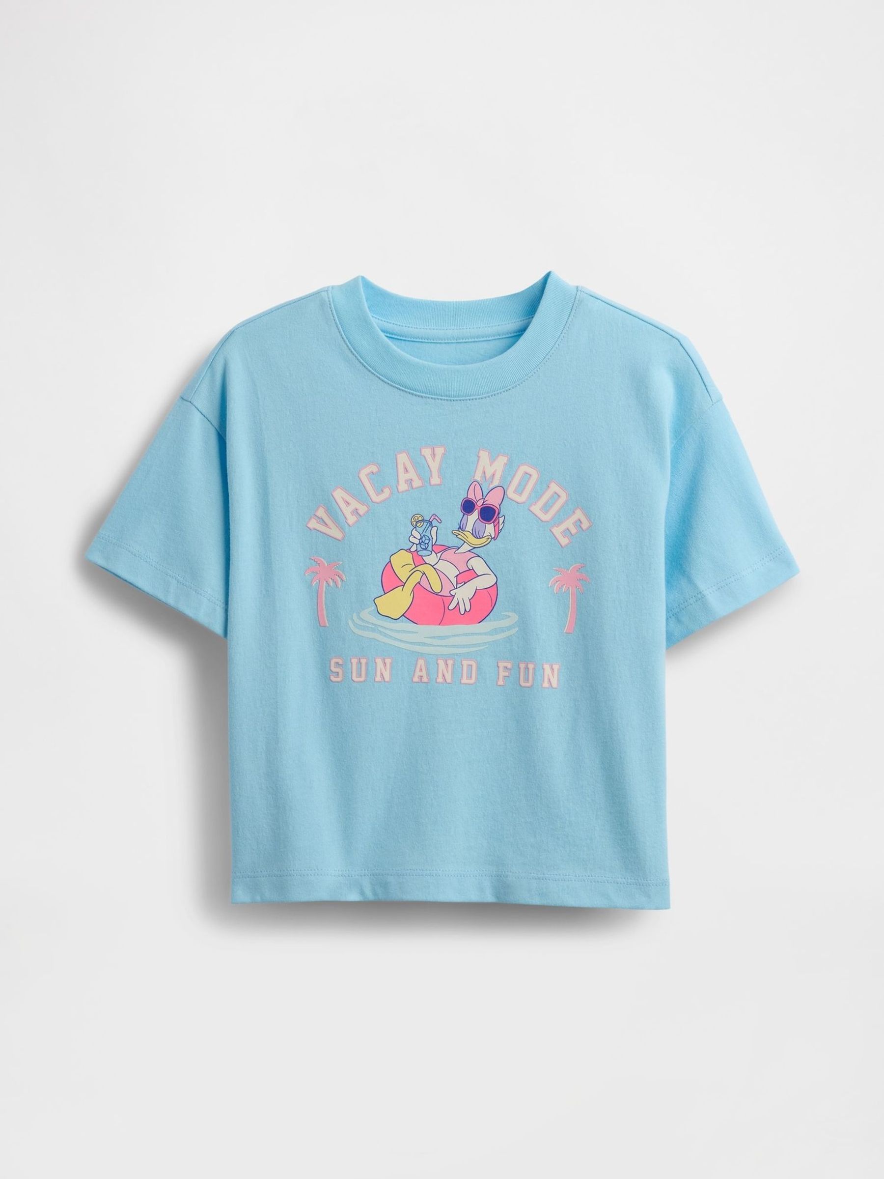 Blue Daisy Duck Disney Relaxed Graphic Short Sleeve T-Shirt (6mths-5yrs) (H17350) | £18