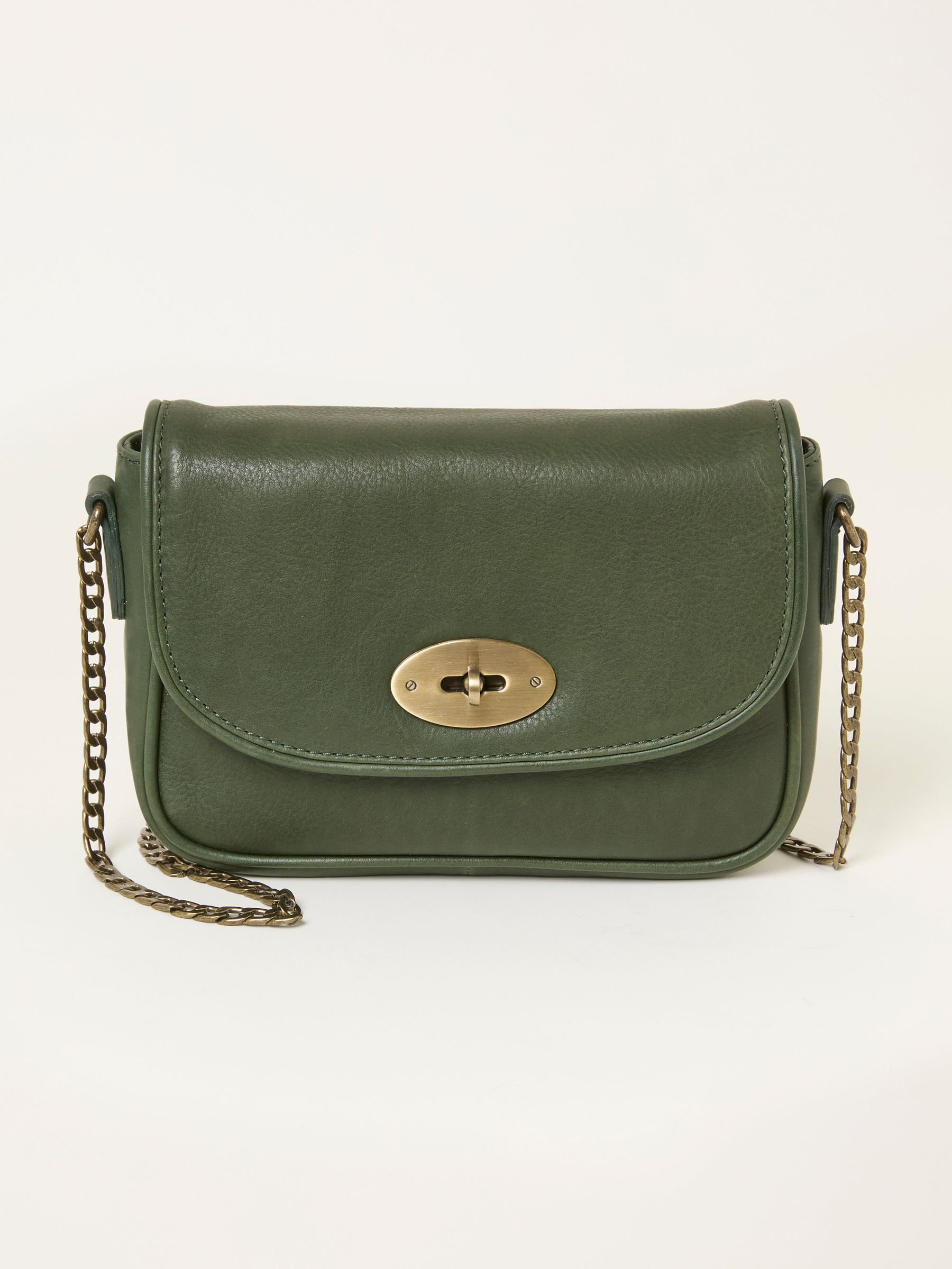 Lottie Green Lock Crossbody Bag (H17719) | £65.50