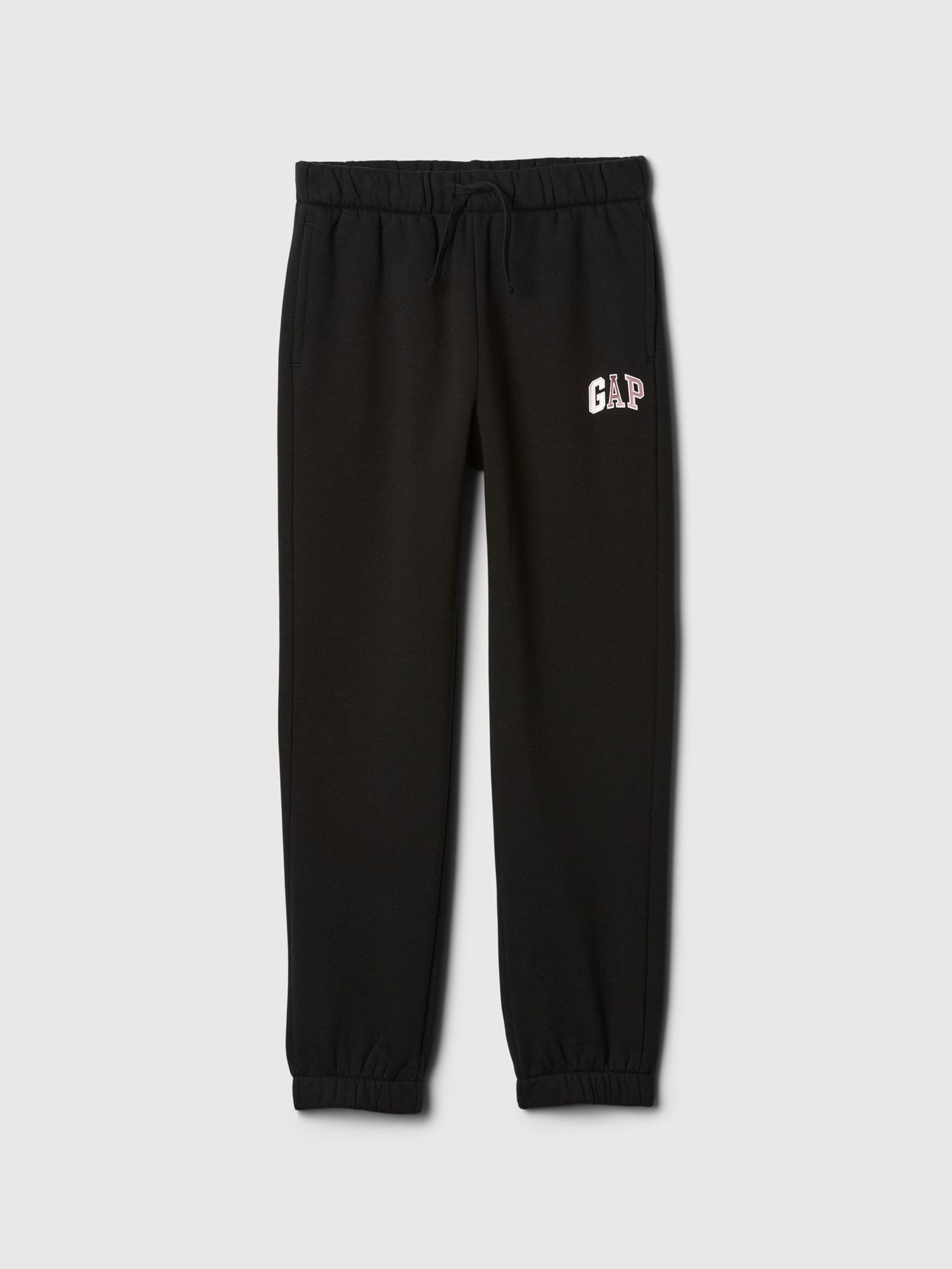 Black Logo Fleece-Lined Joggers (4-13yrs) (H17911) | £18
