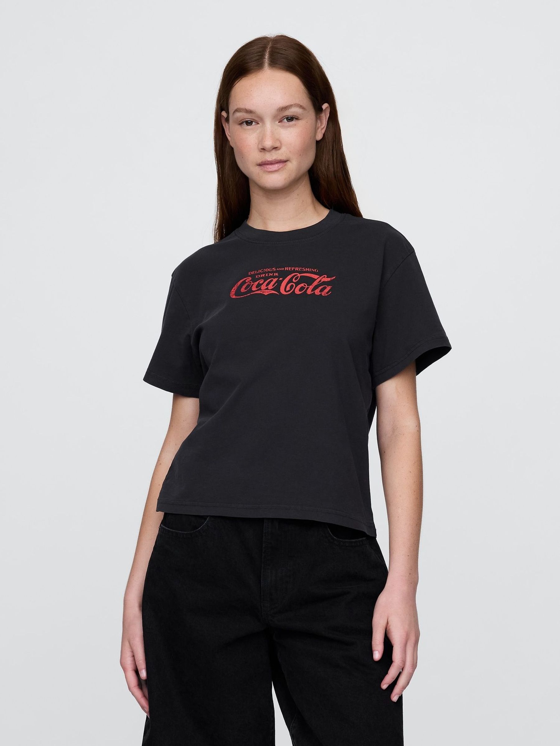 Black Coca Cola Relaxed Graphic T-Shirt (H18054) | £45