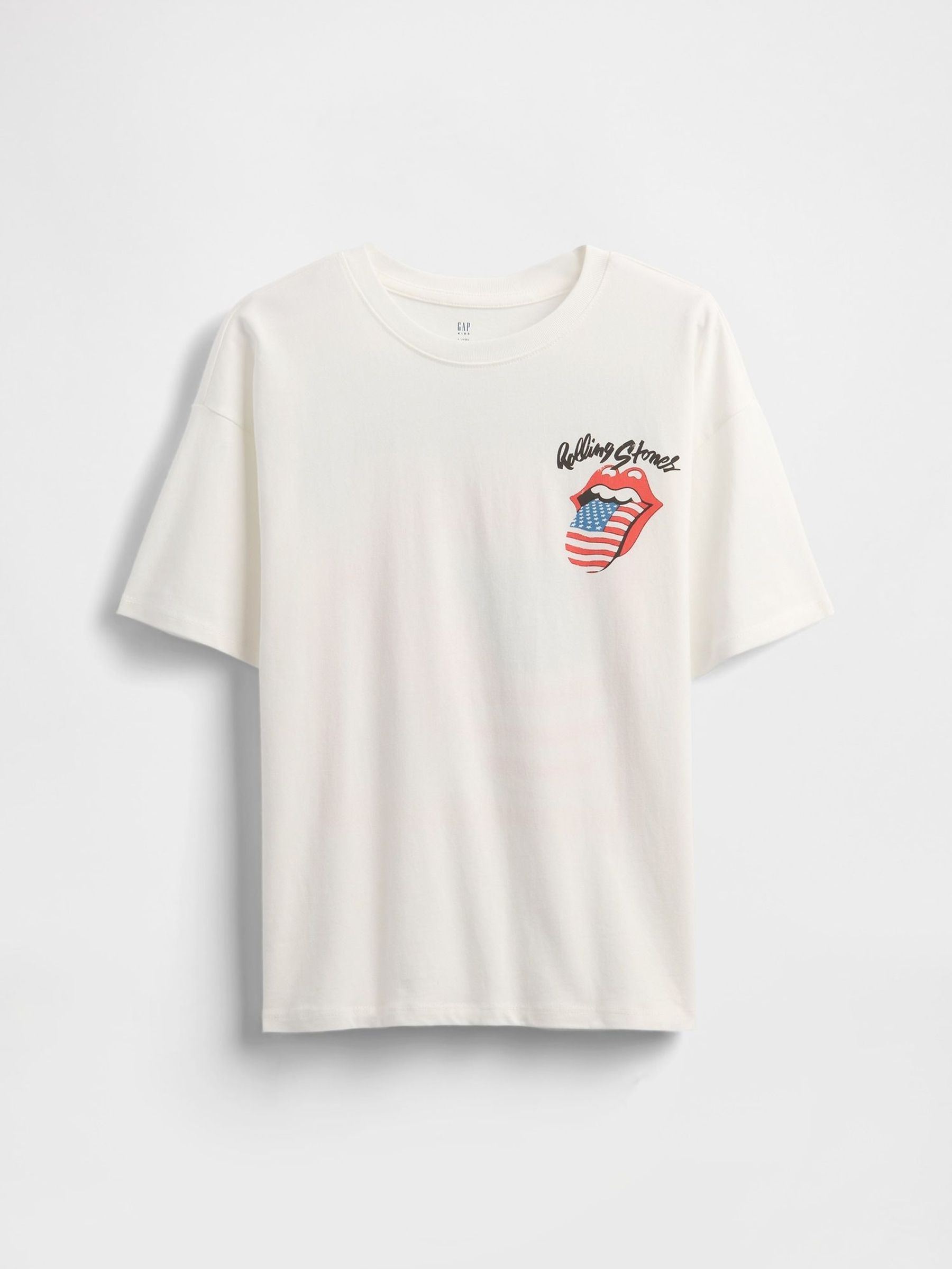 White Rolling Stones Graphic Short Sleeve T-Shirt (4-13yrs) (H20222) | £25