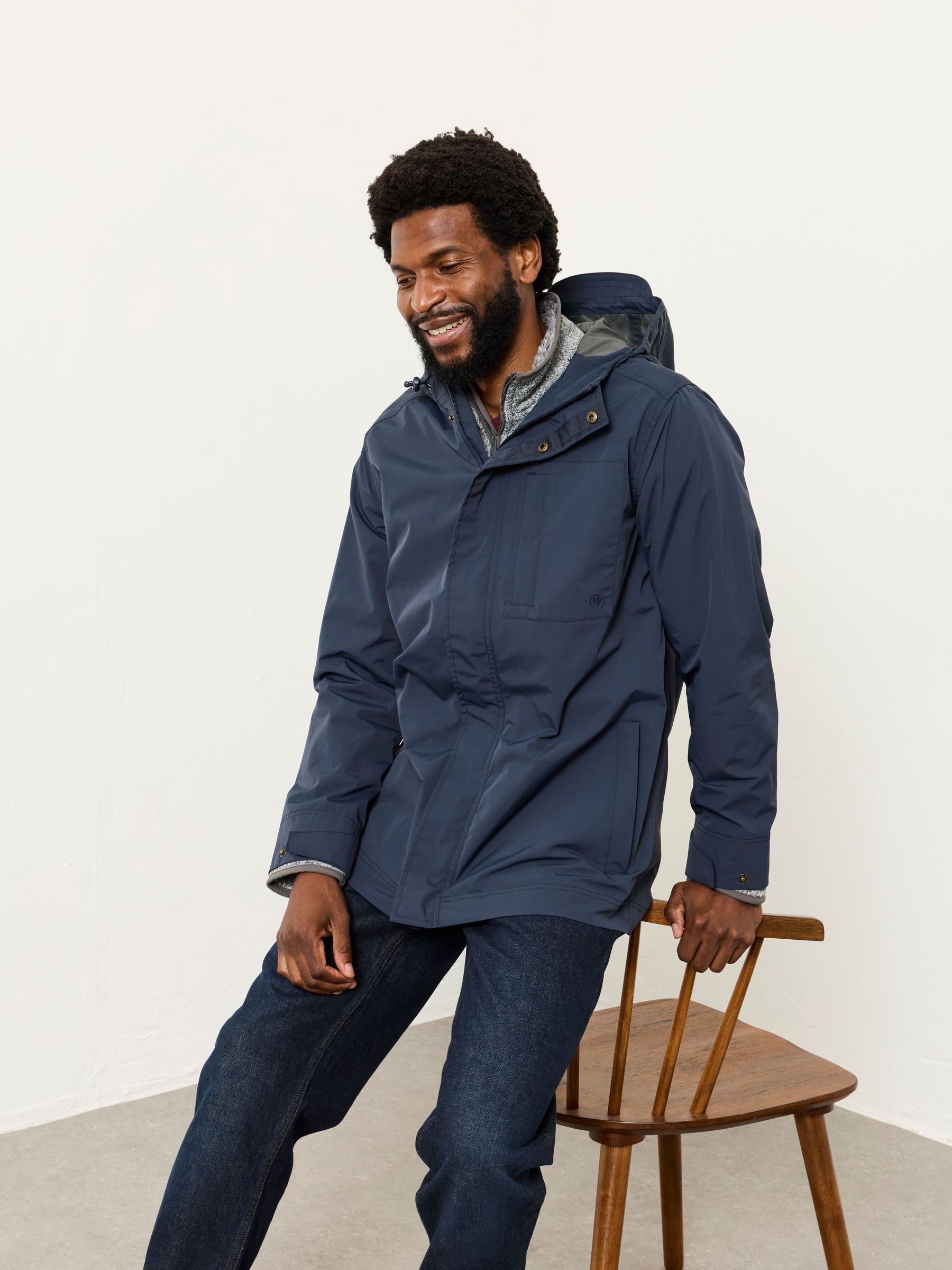 Navy Waterproof Jacket (H20362) | £99