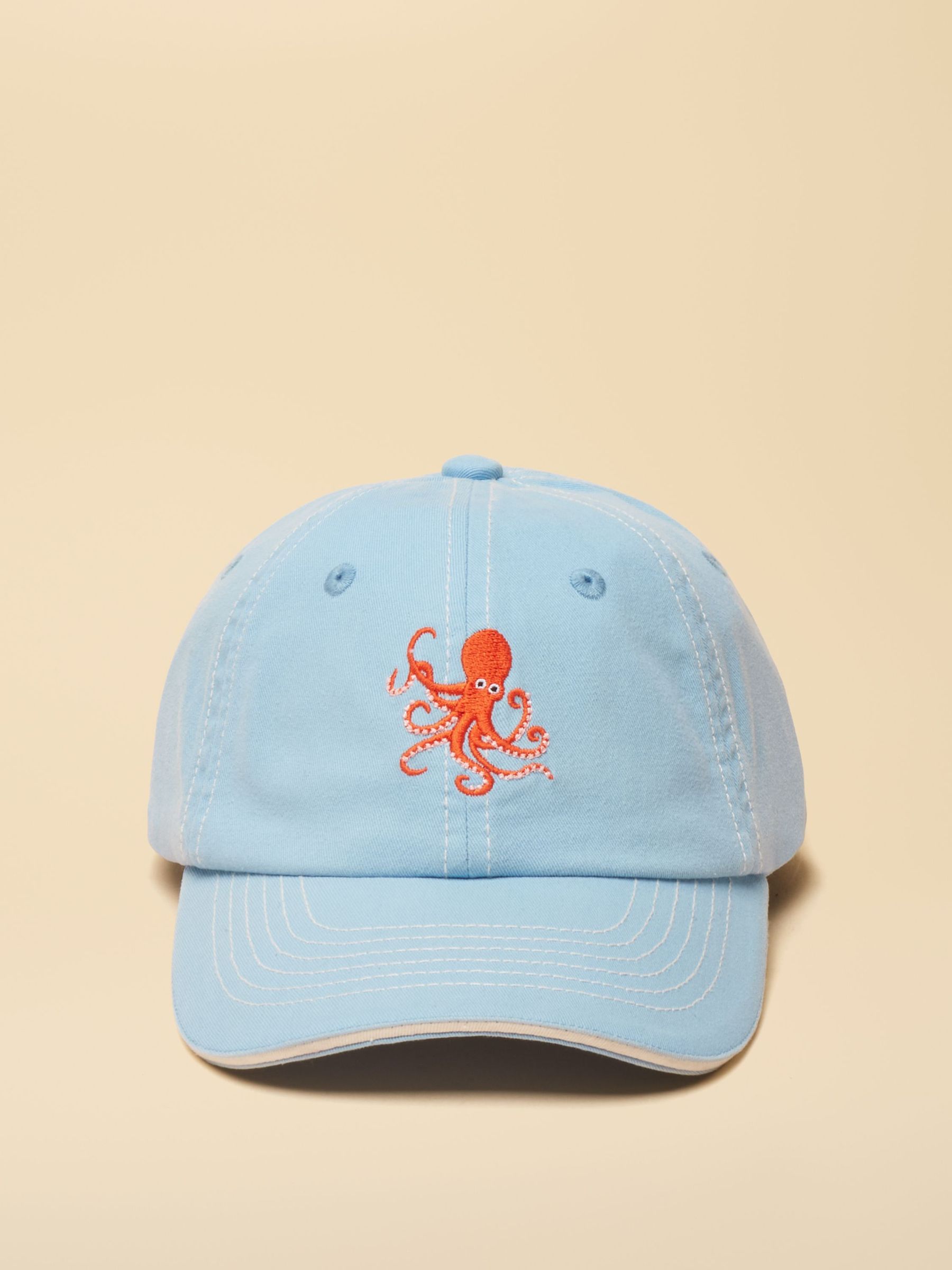Kids' Daley Blue Octopus Baseball Cap (H20685) | £13