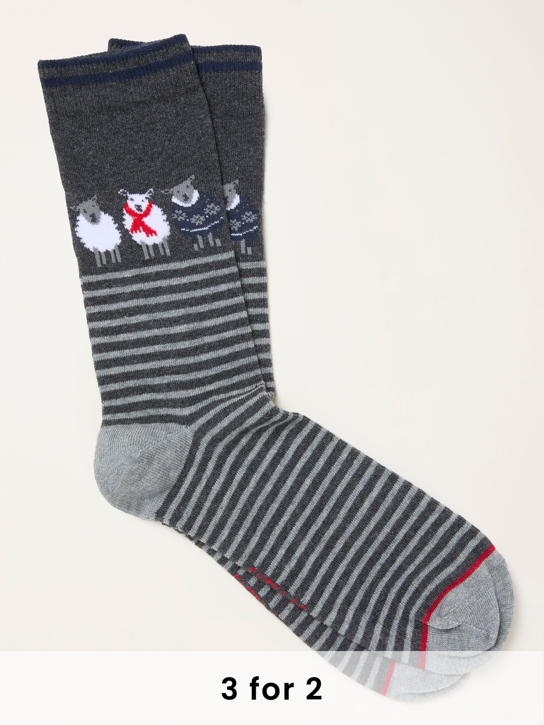 Green Sheep Socks (H21183) | £7.50