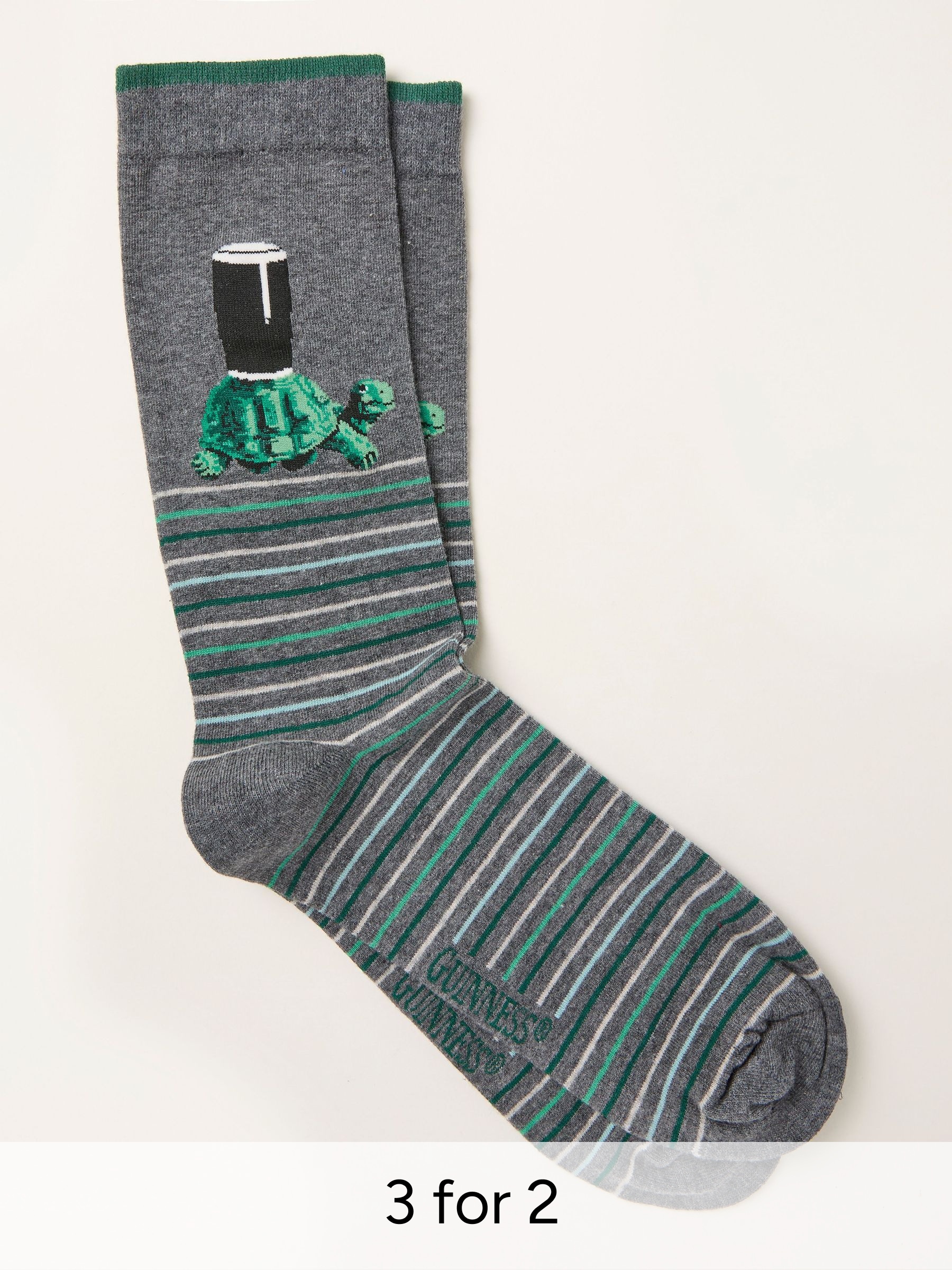 Charcoal Grey Guinness Socks (H21188) | £7.50