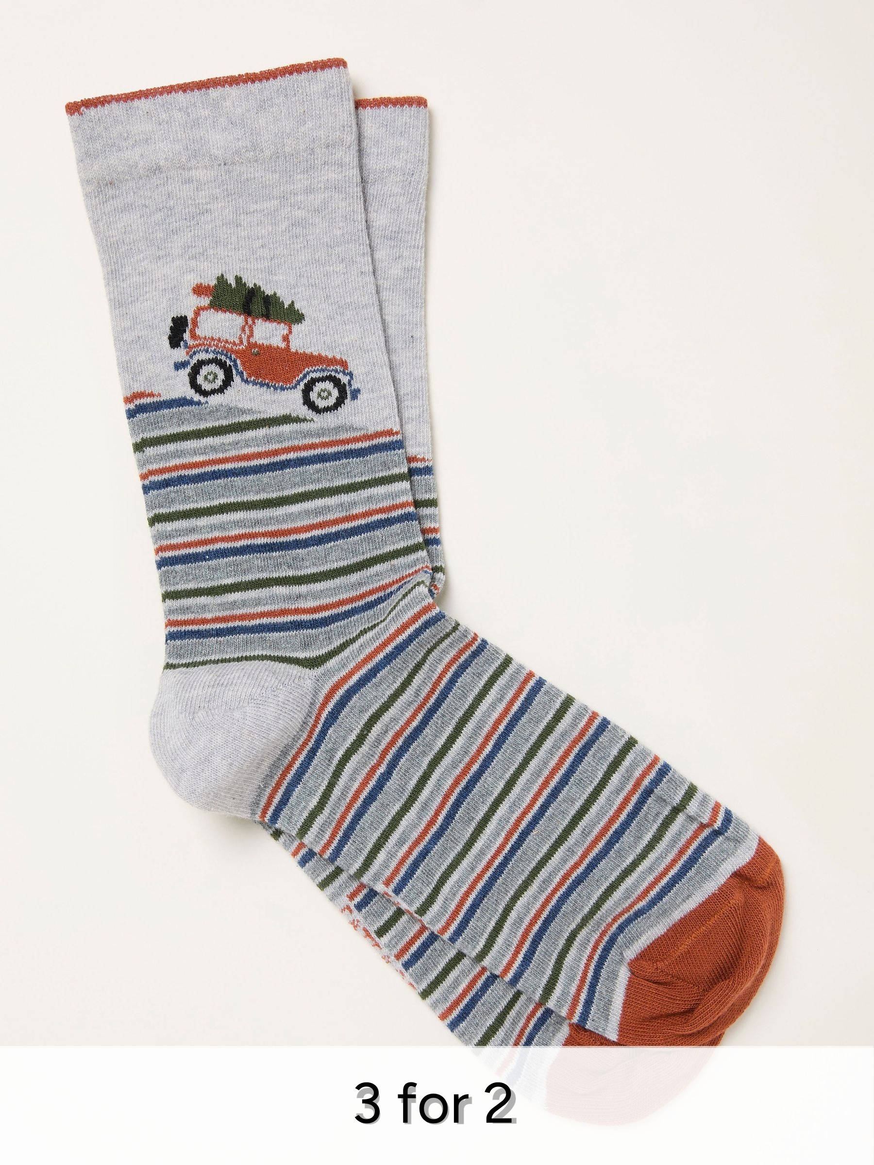 Grey Off Roader Socks (H21200) | £7.50