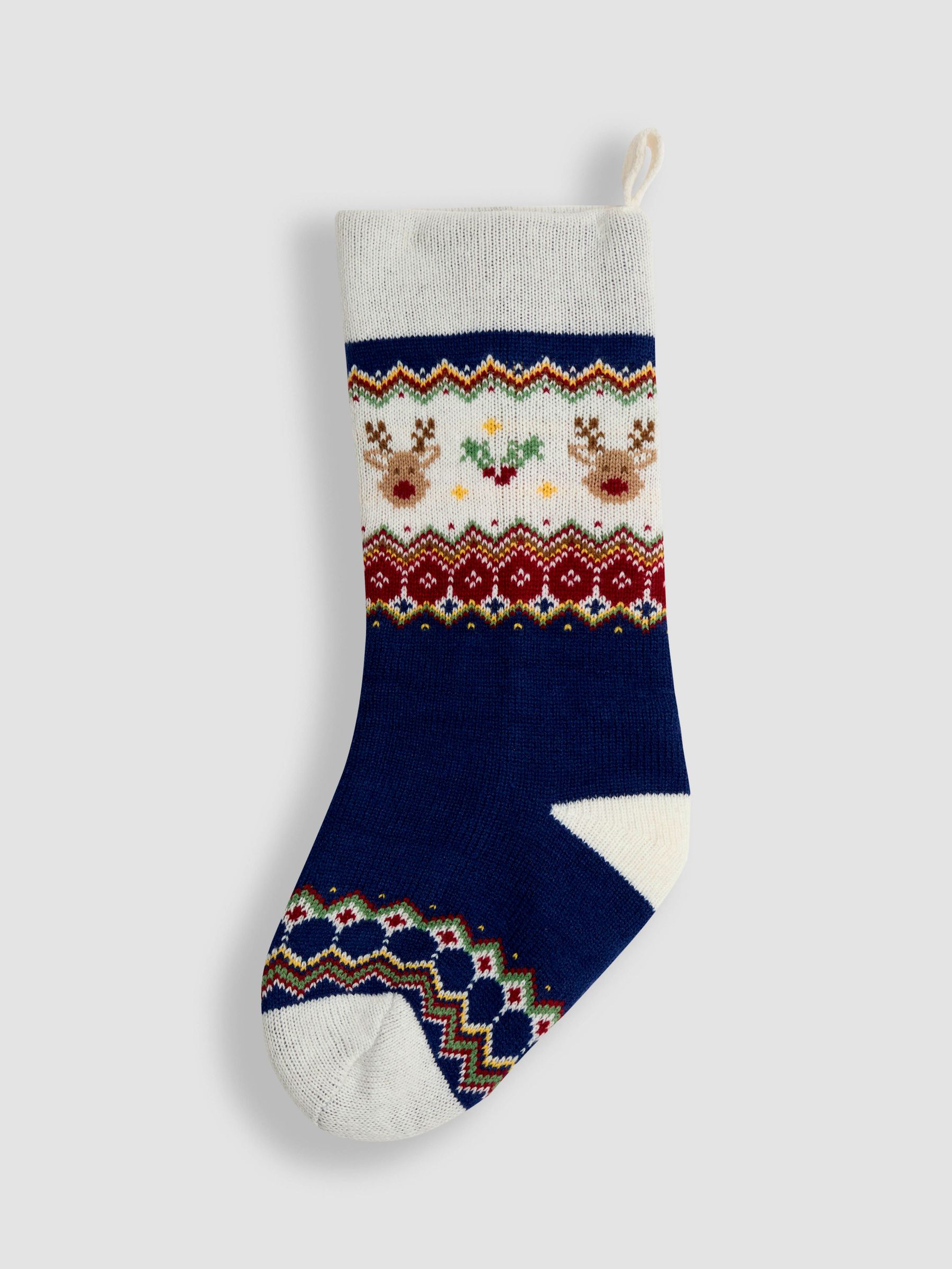 Christmas Knitted Stocking (H21441) | £18