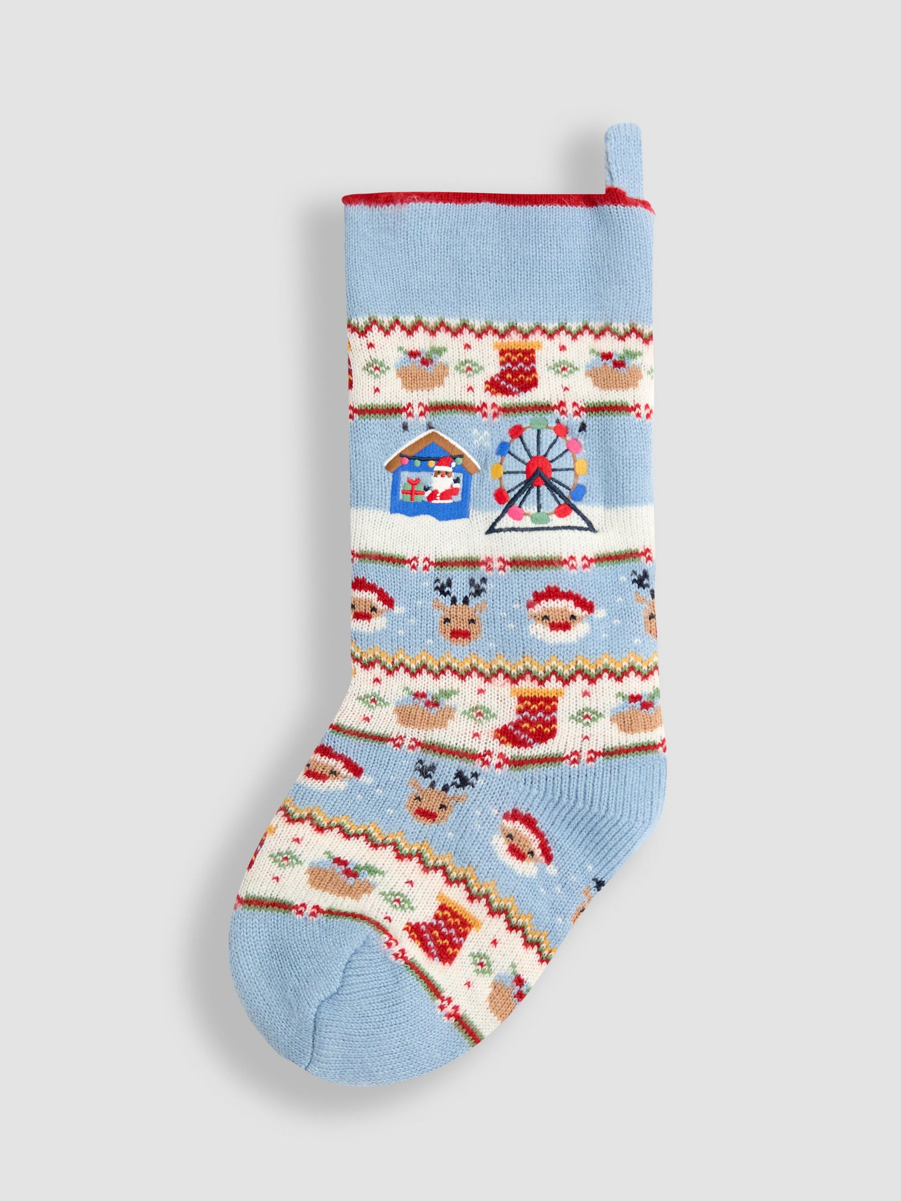 Christmas Knitted Stocking (H21445) | £18